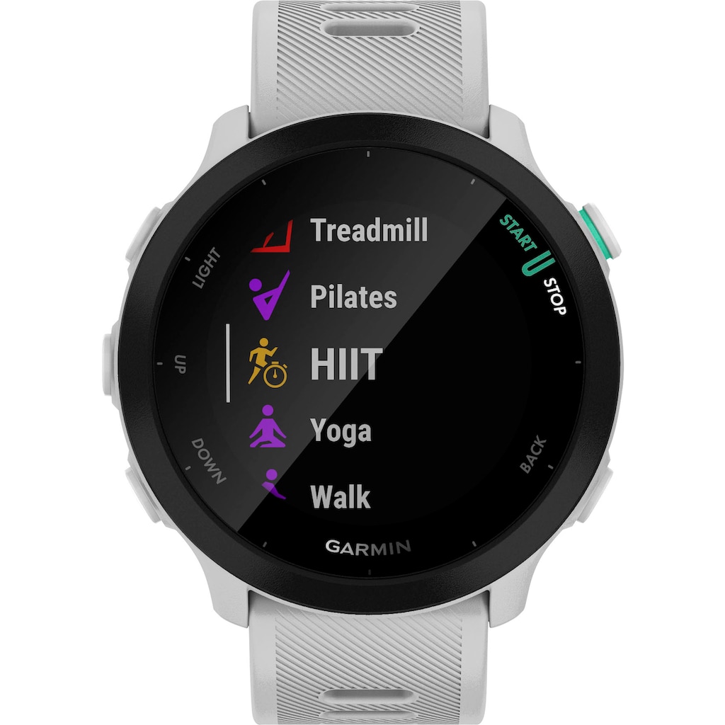 Garmin Smartwatch »FORERUNNER 55 Multisport-«, (Garmin GPS-Laufuhr)