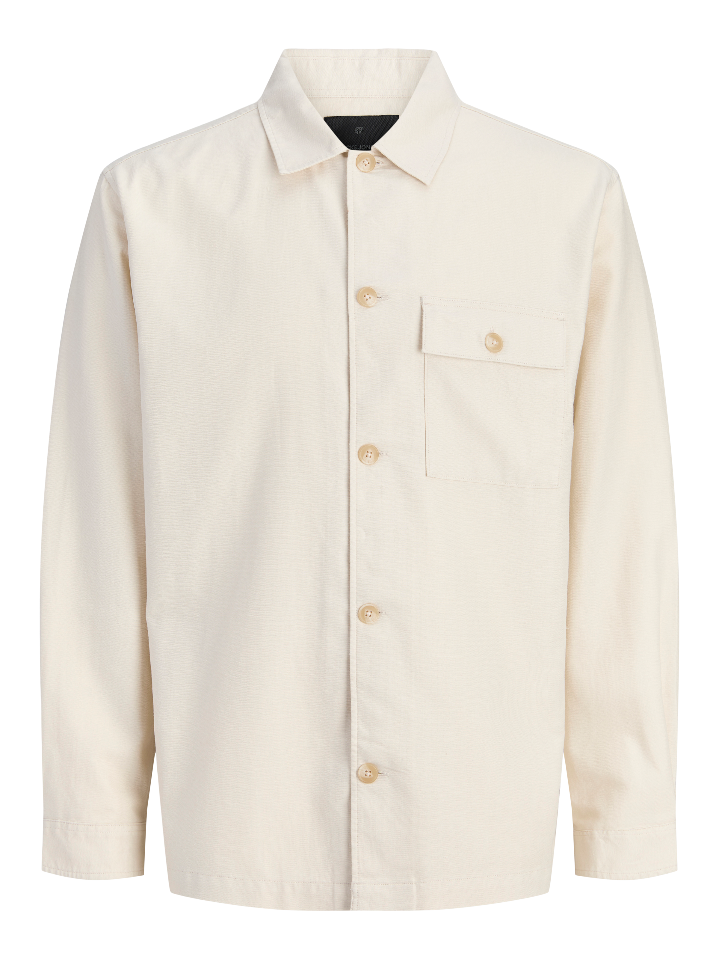 Jack & Jones Langarmhemd »JPRBLATYLER HERRINGBONE L/S OVERSHIRT« mit Brust Tasche