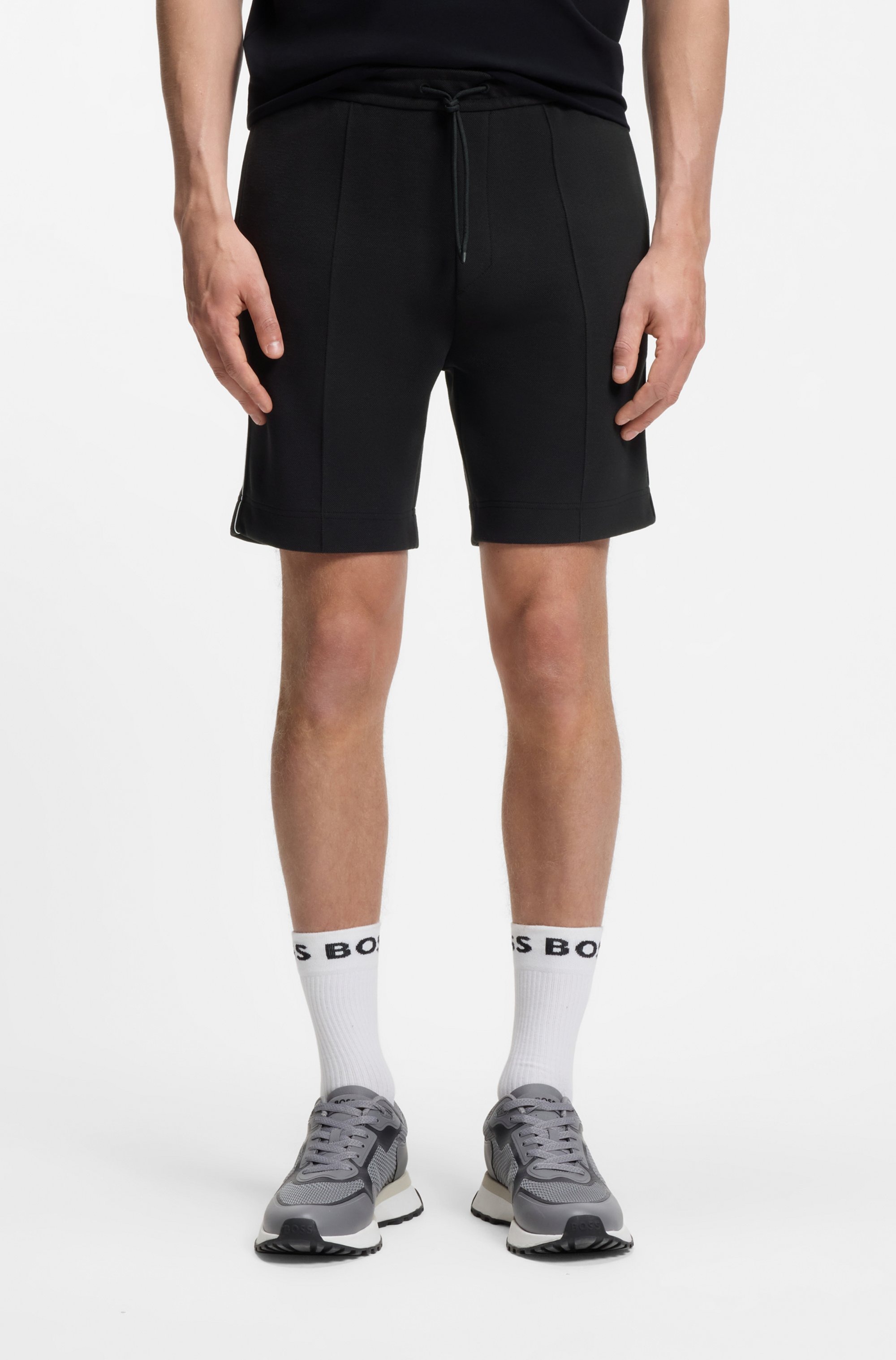 BOSS GREEN Shorts "Join Headlo" Piqué-Qualität mit Paspeln günstig online kaufen