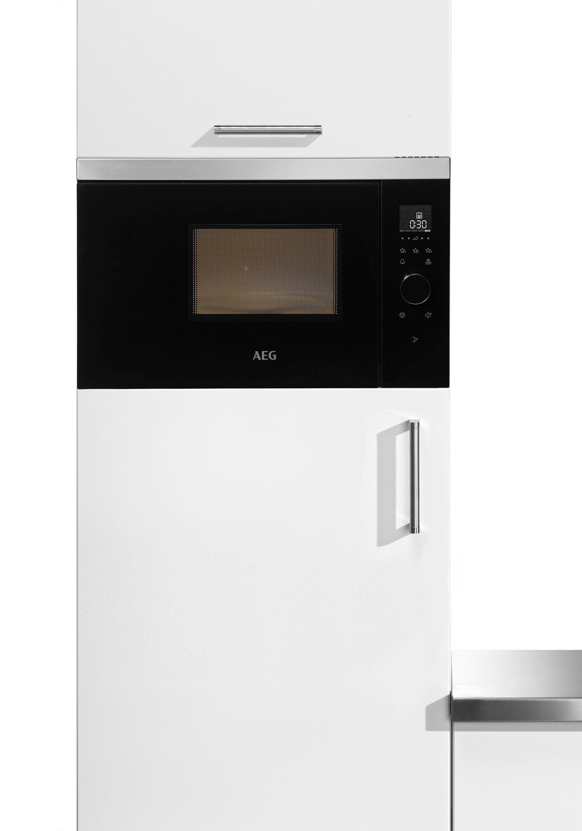 AEG Einbau-Mikrowelle »MBB1756SEM«, Mikrowelle, 800 W, Touch-Bedienung