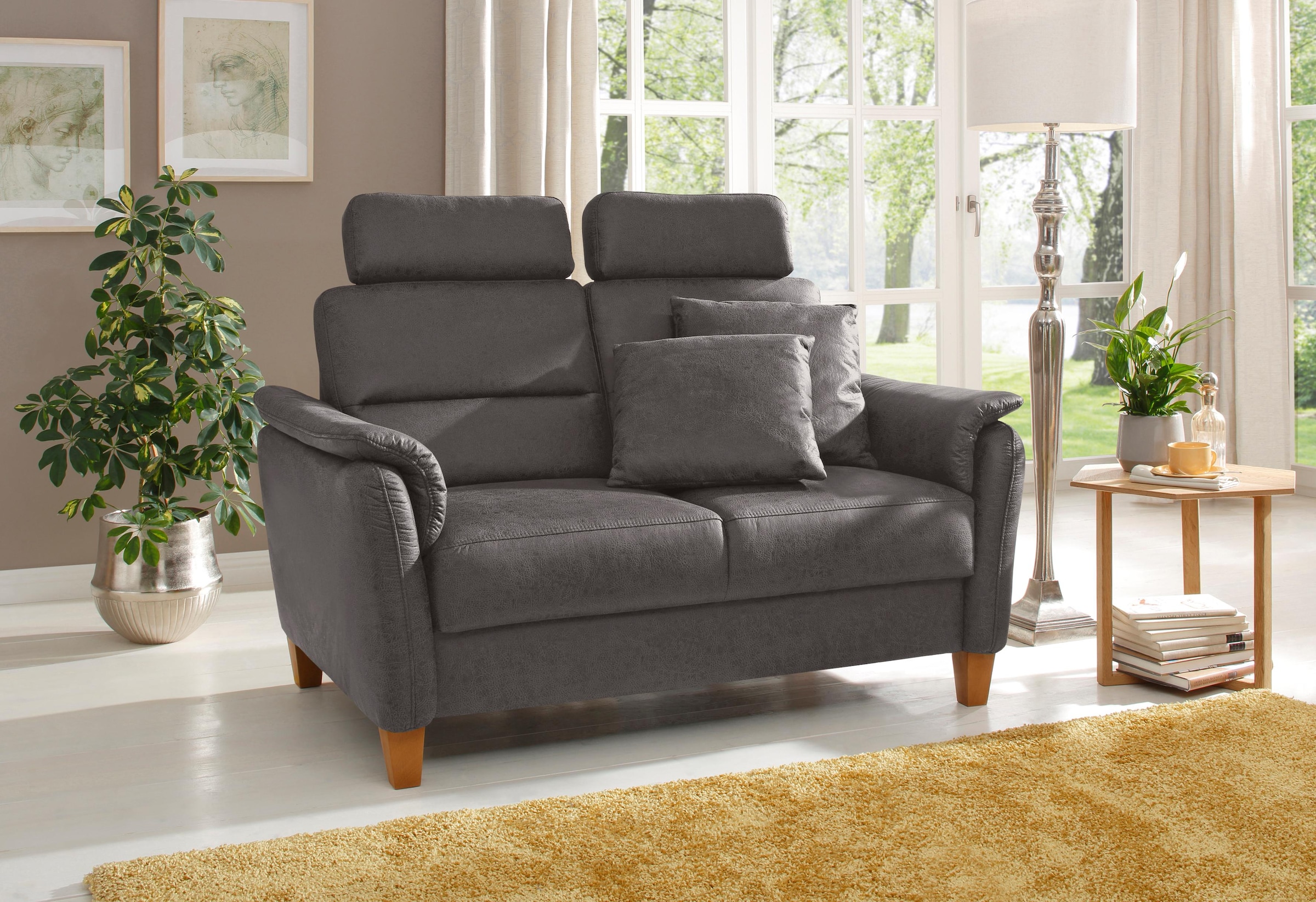 Home affaire 2-Sitzer "Palmera, B: 149 cm" mit Federkern günstig online kaufen