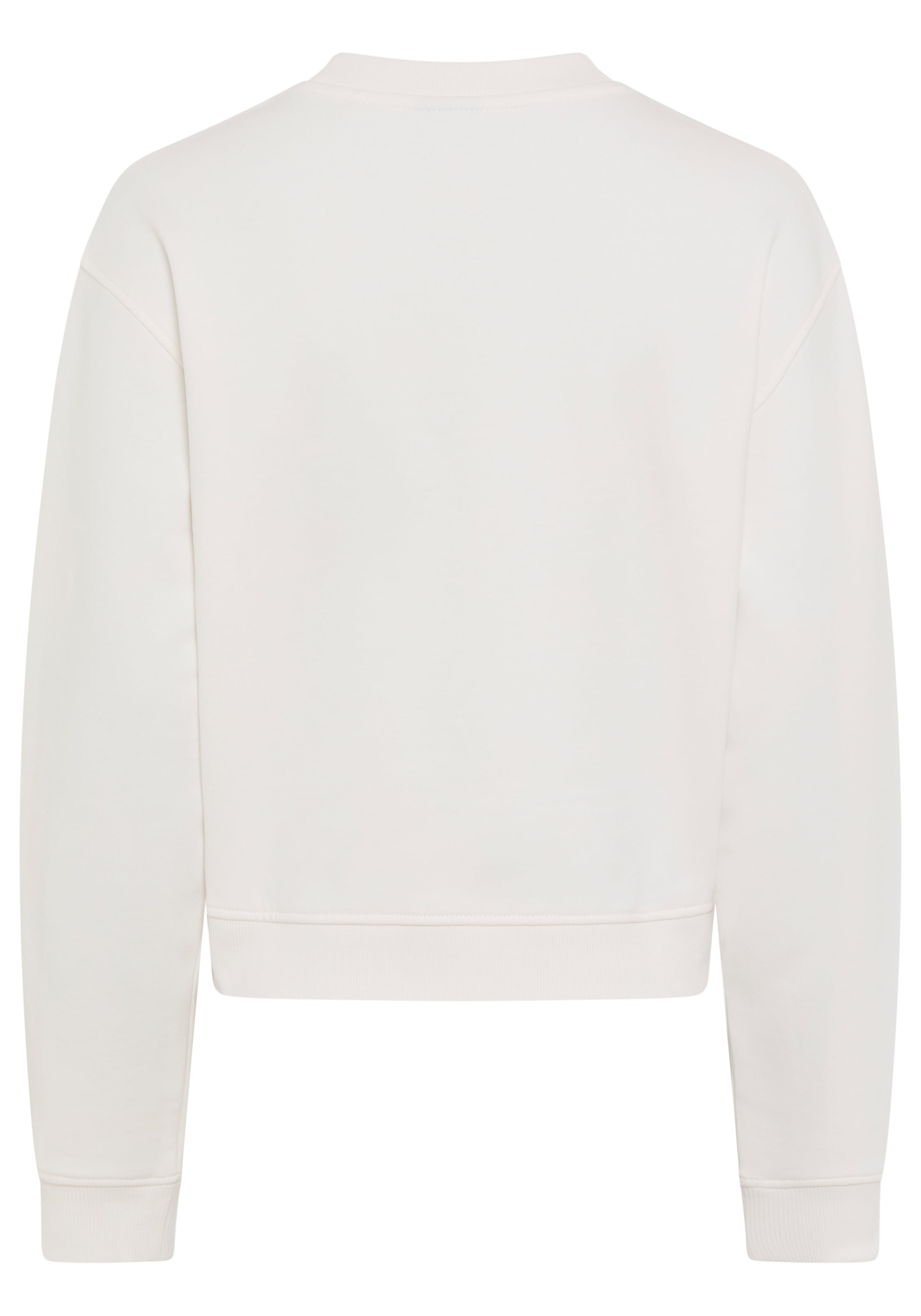 HUGO Sweater »Delessa«, Baumwoll-Terry mit Rundhals
