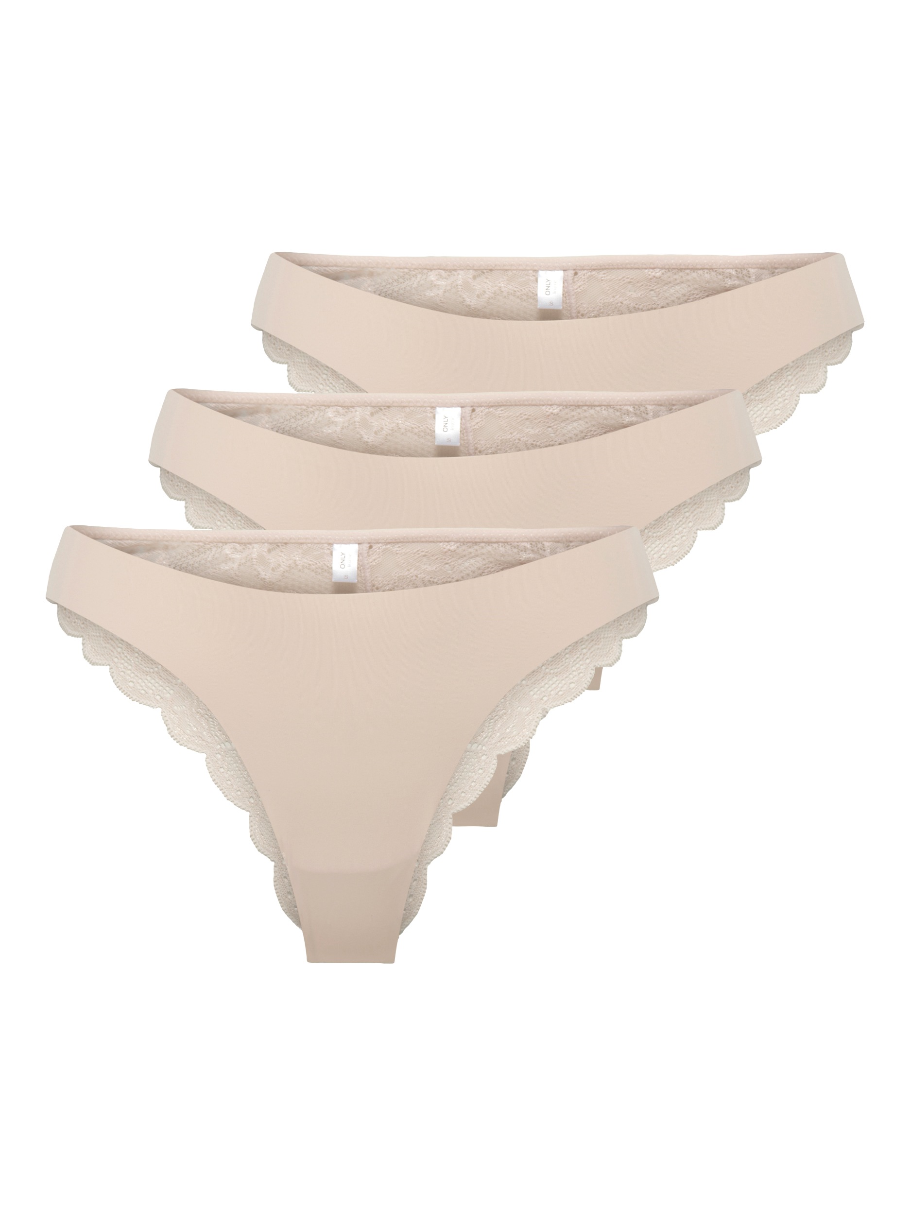 ONLY Brasilslip "ONLCHLOE LACE BRAZIL 3-PACK NOOS ACC" Packung, 3 Stk. tlg. günstig online kaufen