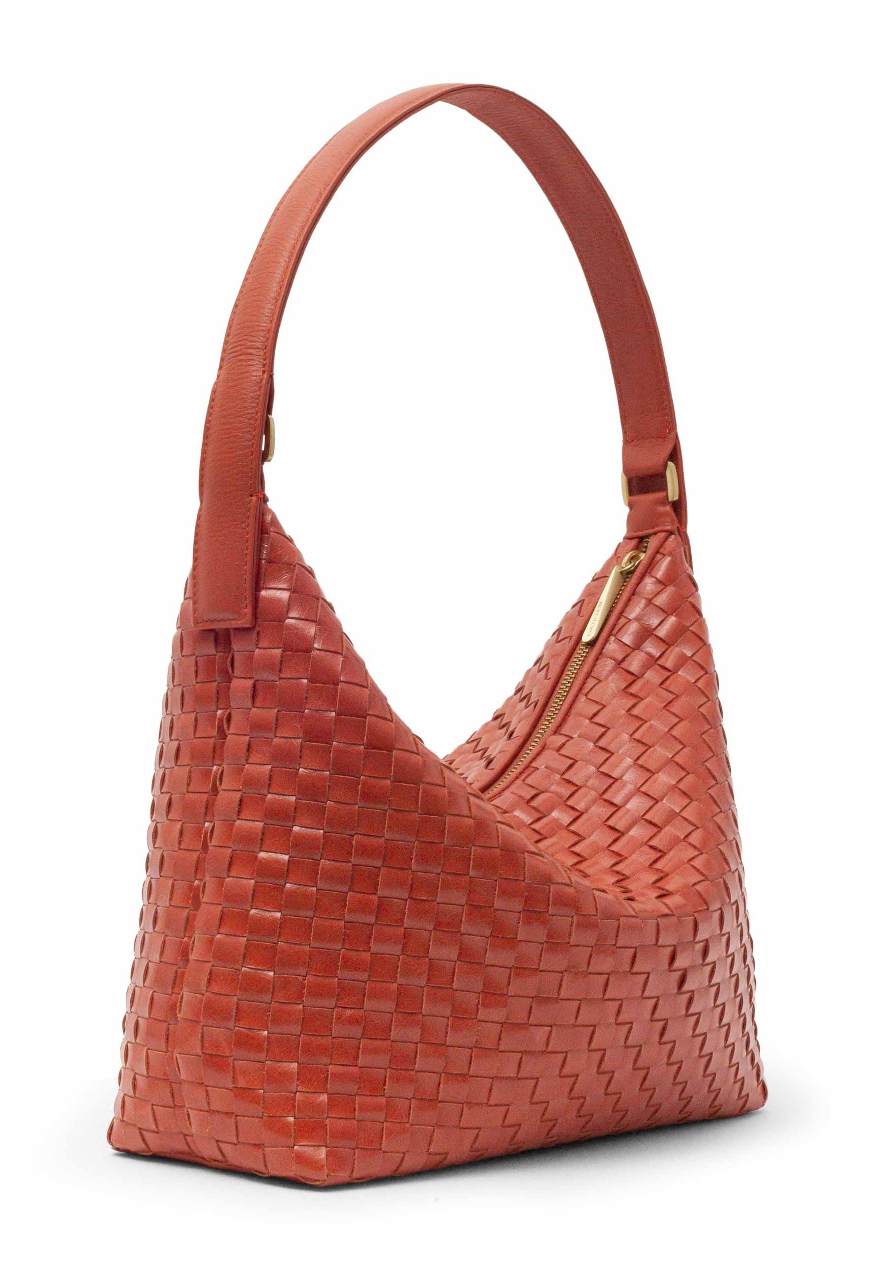 GRETCHEN Schultertasche »Chess Hobo Two«, aus geflochtenem Leder