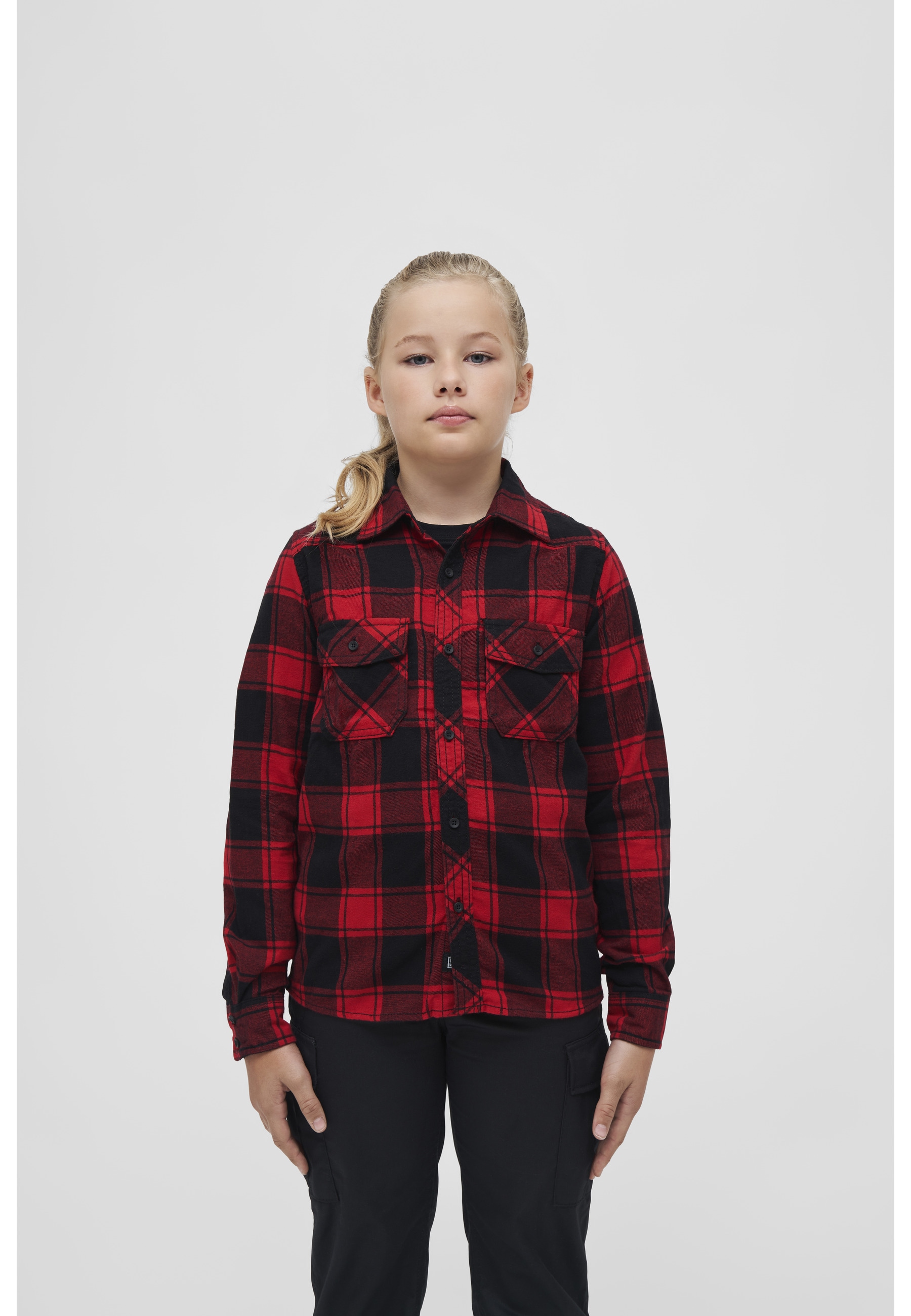 Brandit Kurzarmshirt »Brandit Unisex Checkshirt Kids« 1 Stk.