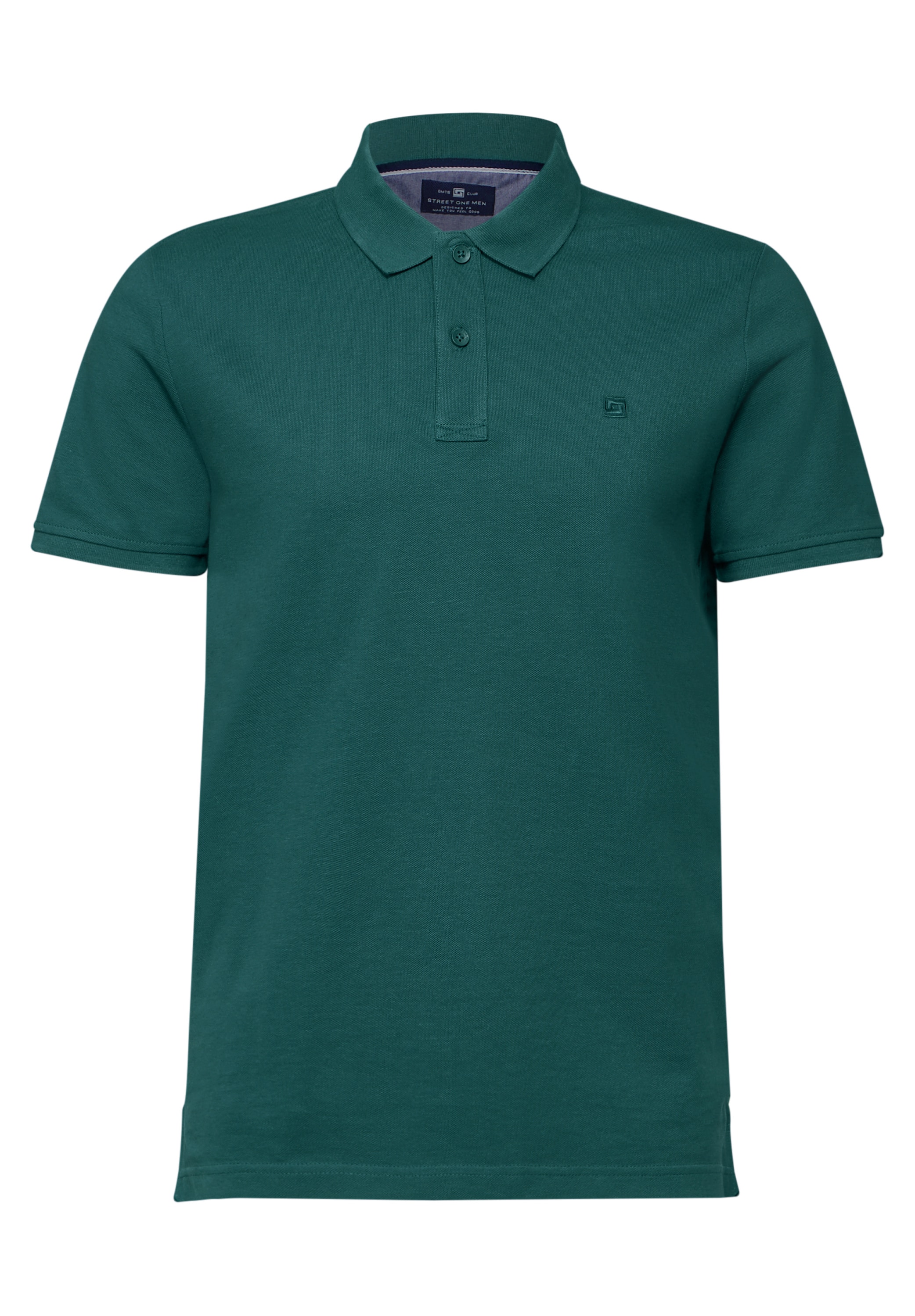 STREET ONE MEN Poloshirt, aus reiner Baumwolle
