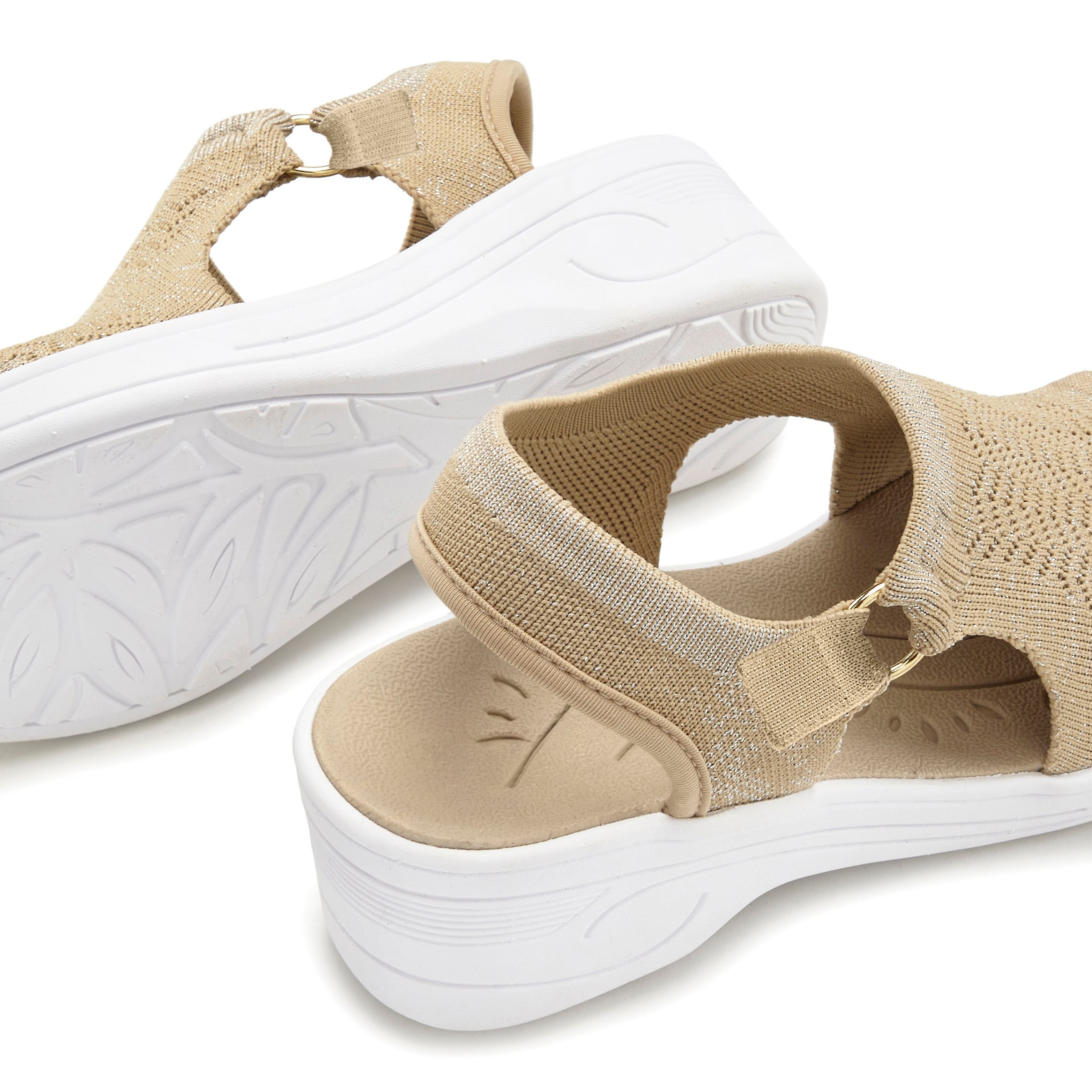 Vivance Sandalette »Sandale, Sommerschuh, offener Schuh, Keilsandalette,«  NEU mit Keilabsatz und Klettverschluss VEGAN