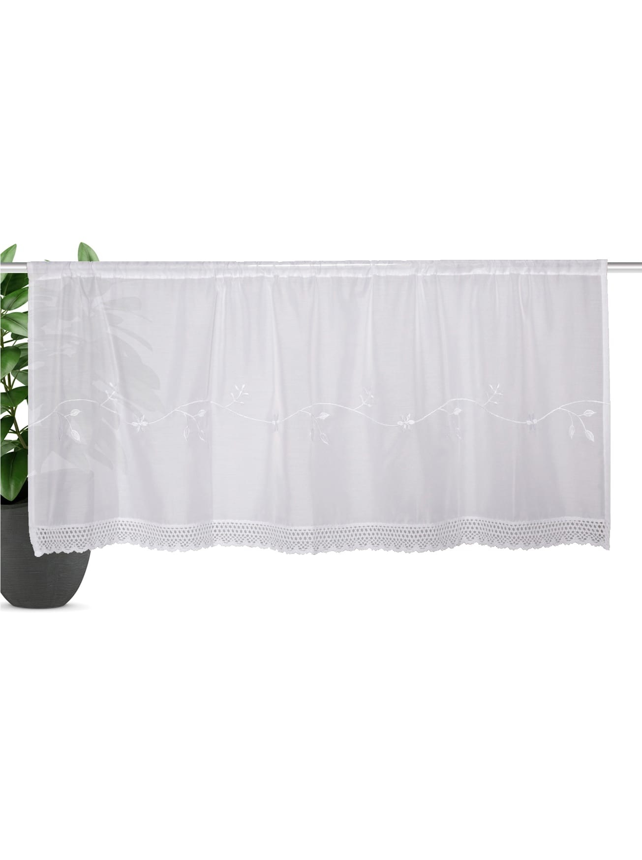 heine home Querbehang Stangendurchzug 1 Stk. tlg. günstig online kaufen