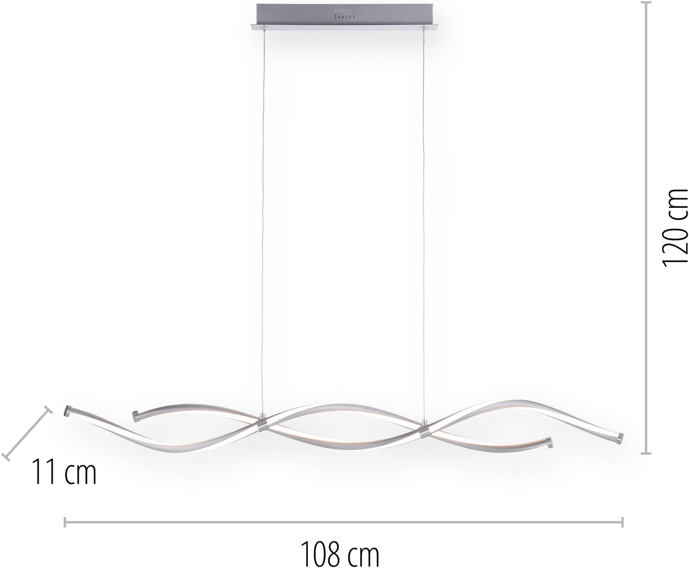 Neuhaus Q SMART HOME LIGHTS LED Pendelleuchte »Q-MALINA« LED-Board 1 Stk. warmweiß - kaltweiß