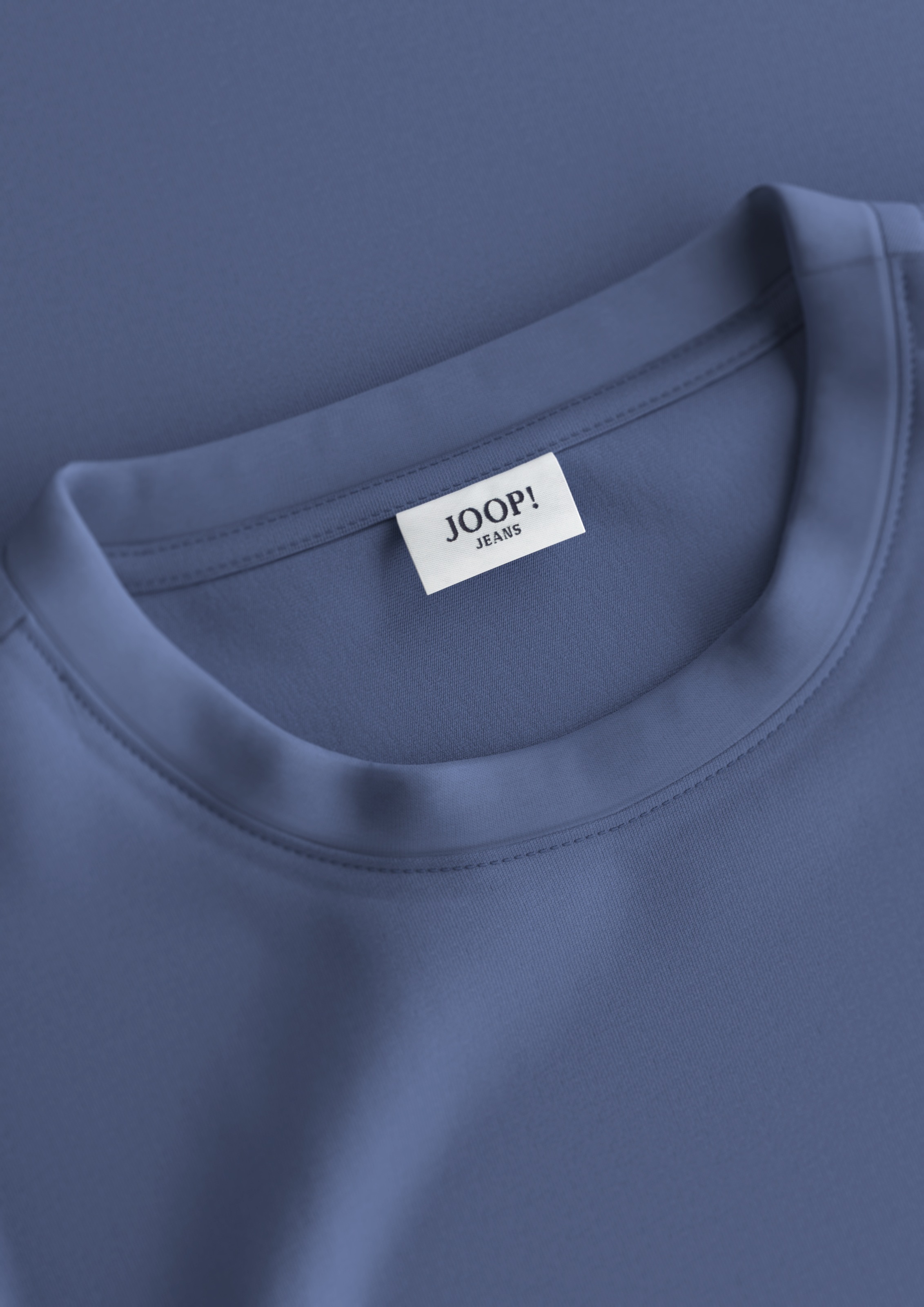 Joop Jeans Kurzarmshirt »Alphis«, Mit Ton-in Ton Logoprint