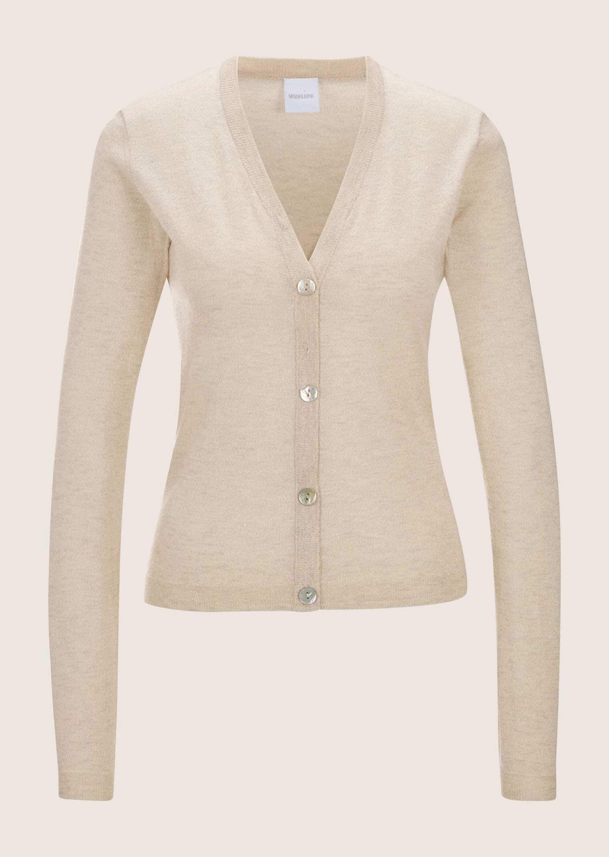 MADELEINE Strickjacke "Strickjacke Elegante Jacke mit Glanzeffekten" Mit ed günstig online kaufen