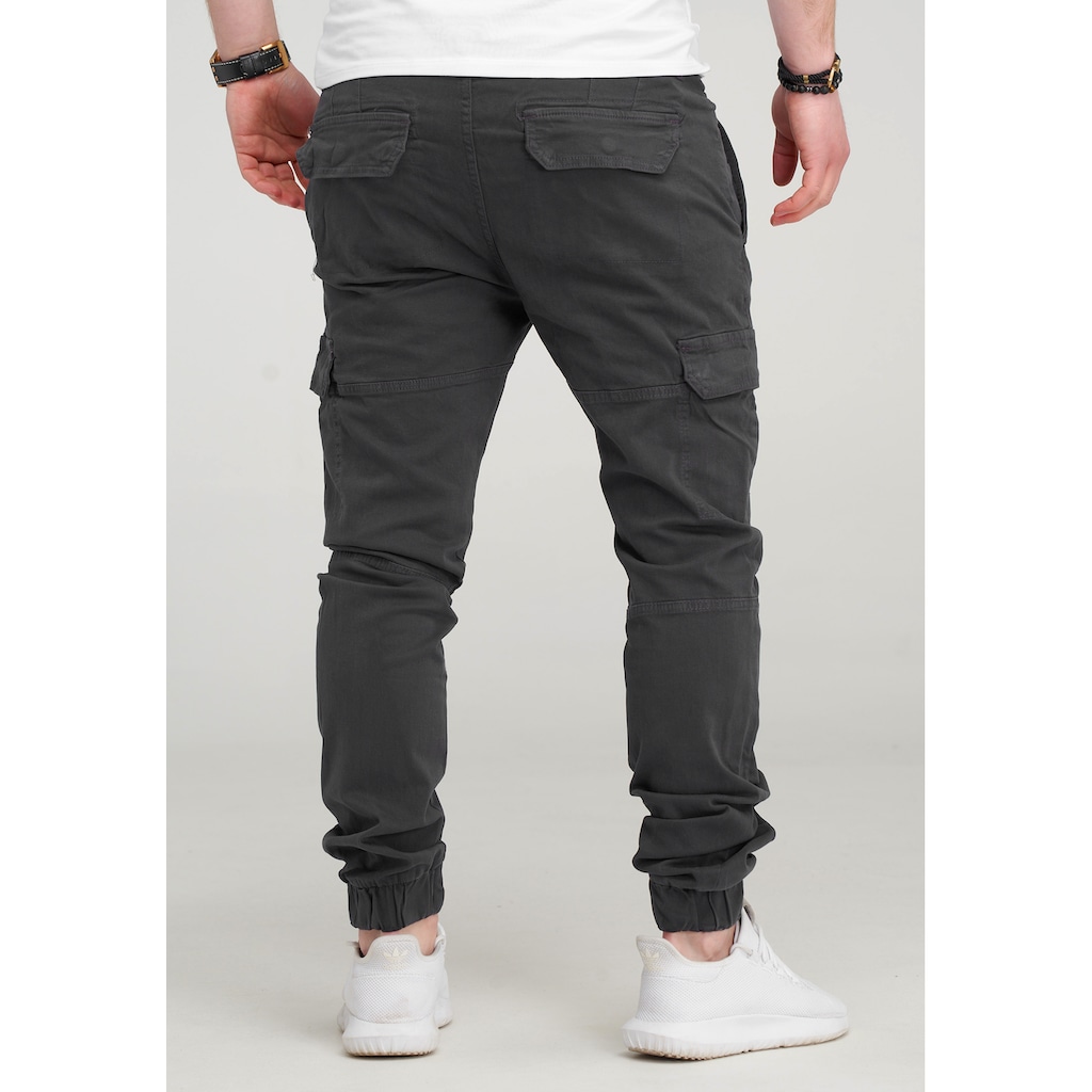 behype Cargohose »BHMattheo2«, im Jogging-Design