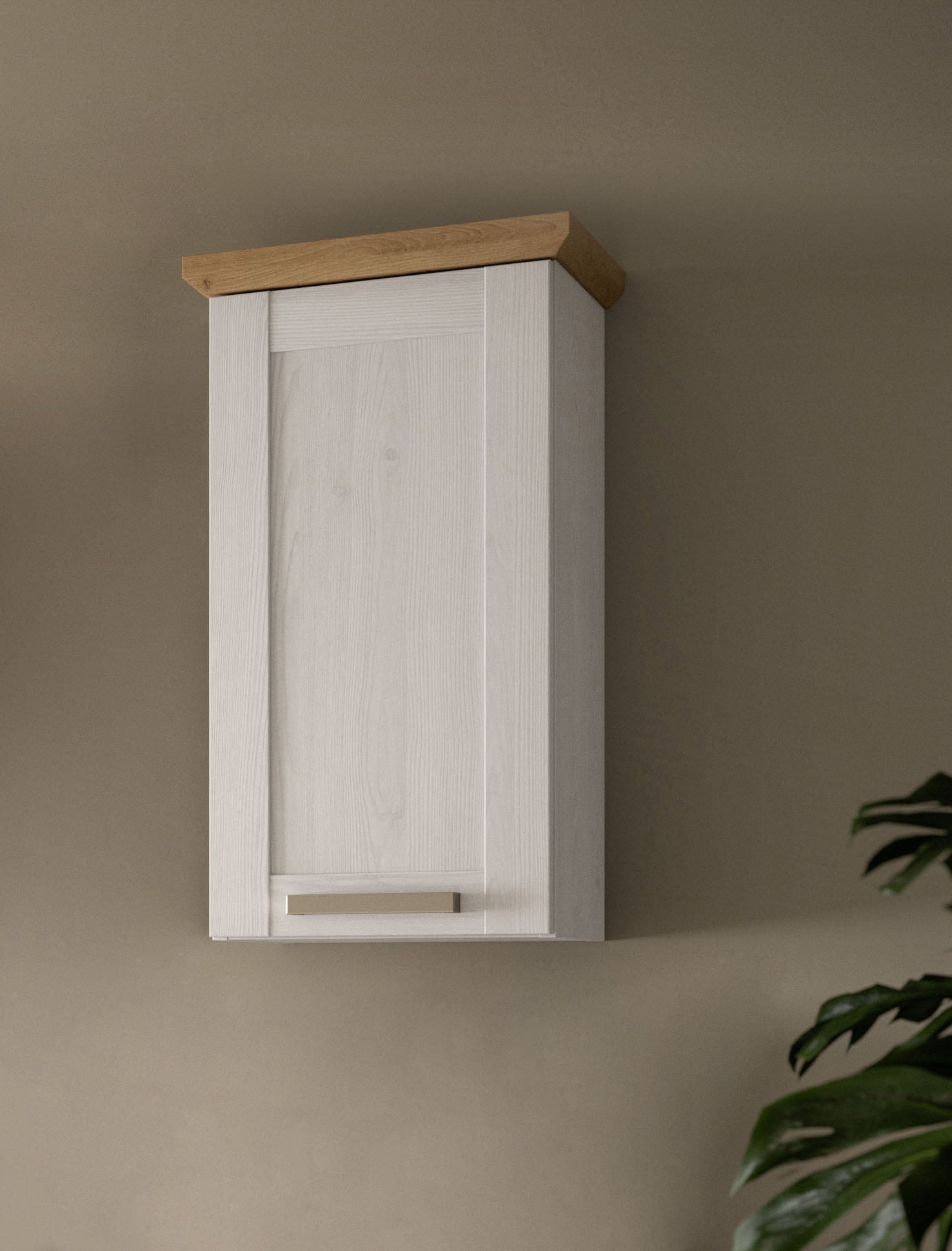 welltime Hängeschrank »COSENZA, Breite 39cm, 1 Tür, 1 Einlegeboden, 2 Fächer« in Landhausoptik, mit weiteren Artikel der Serie kombinierbar, 1 Stk. tlg. Hängeschrank, Bad, Badezimmerschrank