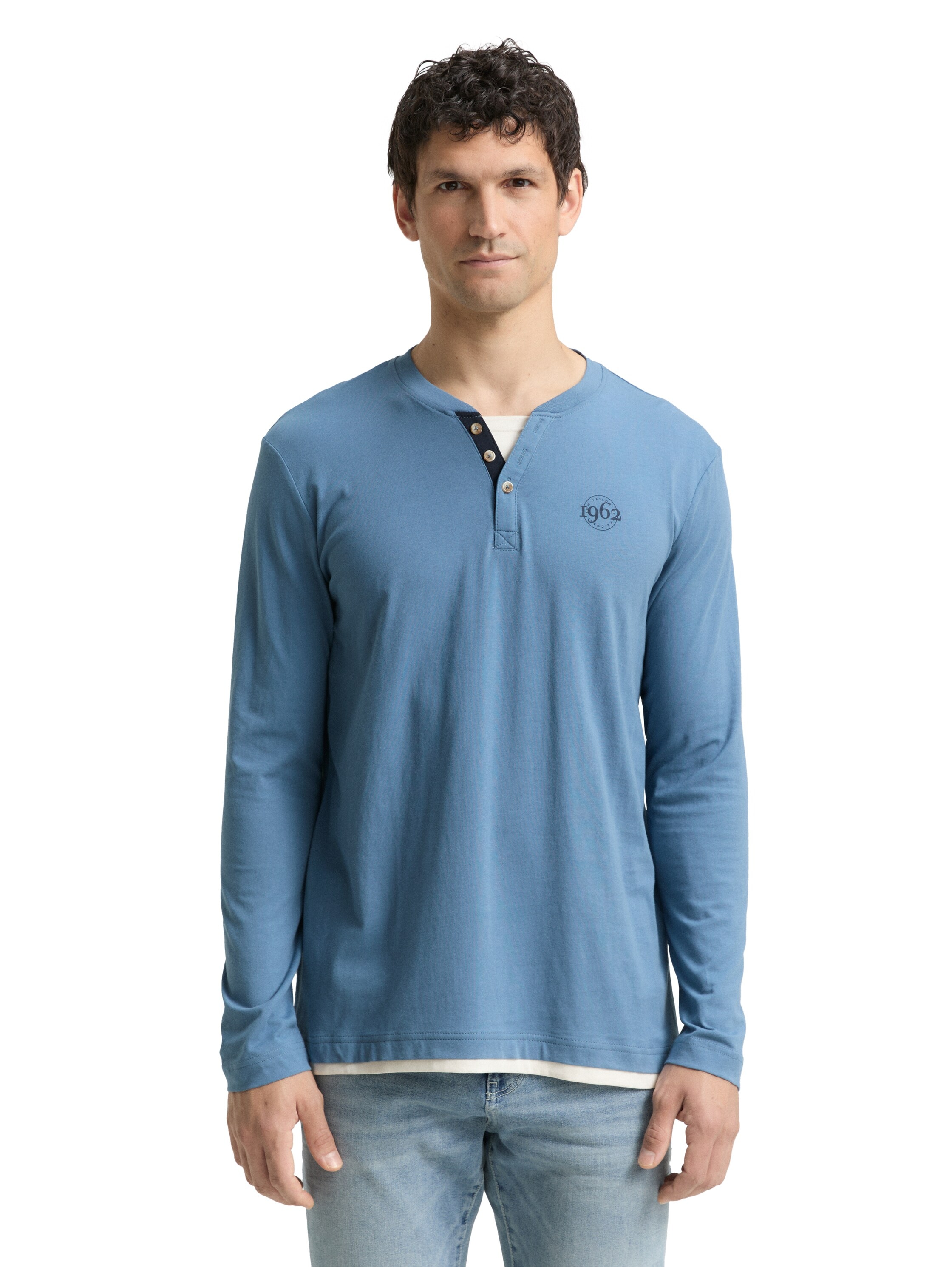 TOM TAILOR Langarmshirt mit Logo Print günstig online kaufen