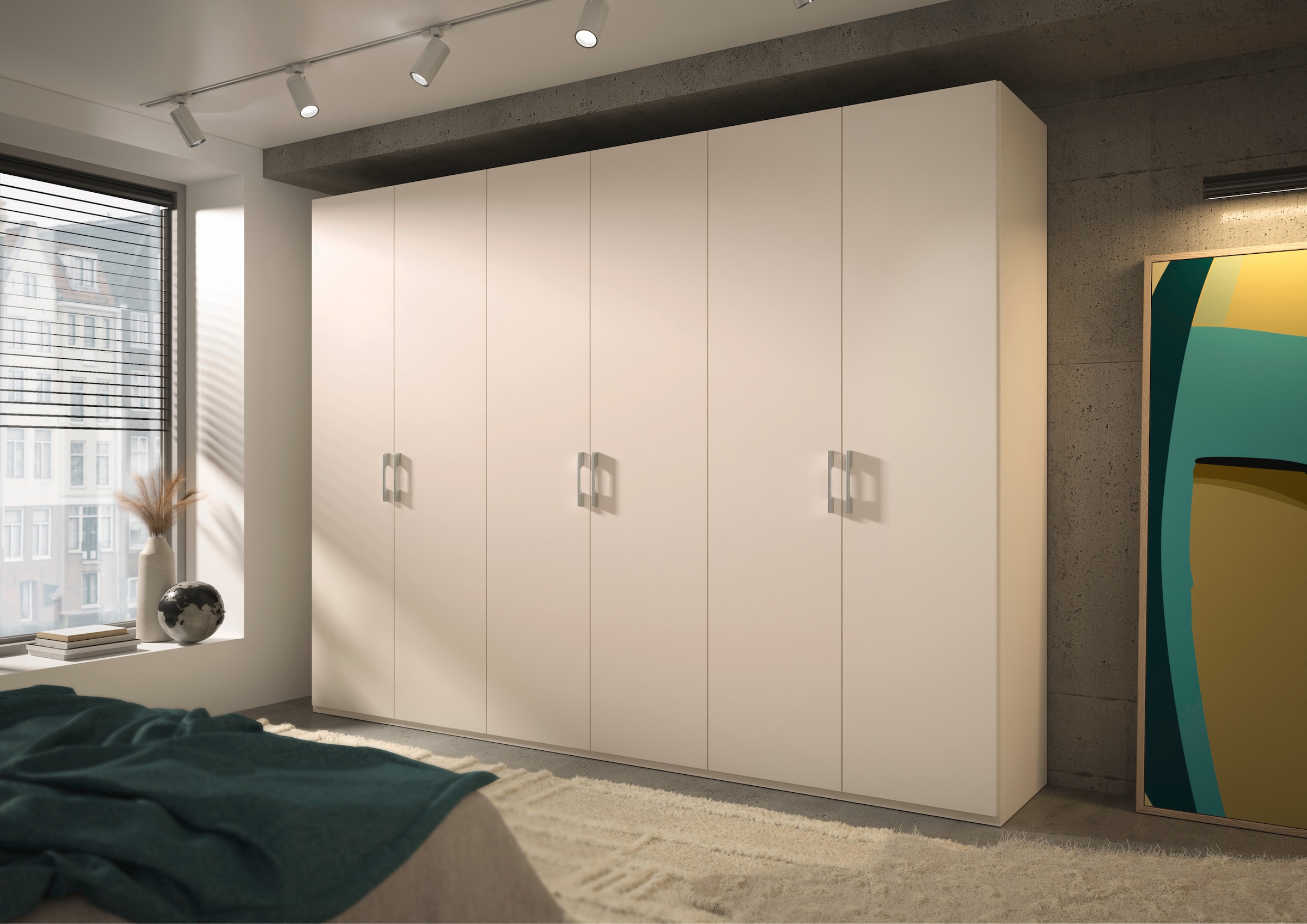set one by Musterring Drehtürenschrank »Henderson«, in 2 Breiten, inkl. Fachböden und Kleiderstangen