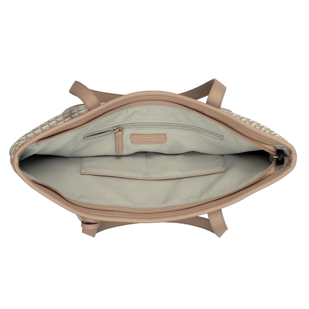 TOM TAILOR Shopper »Xenia« mit raffiniert geometrischen "T" Print des Logos auf dem Taschenkörper