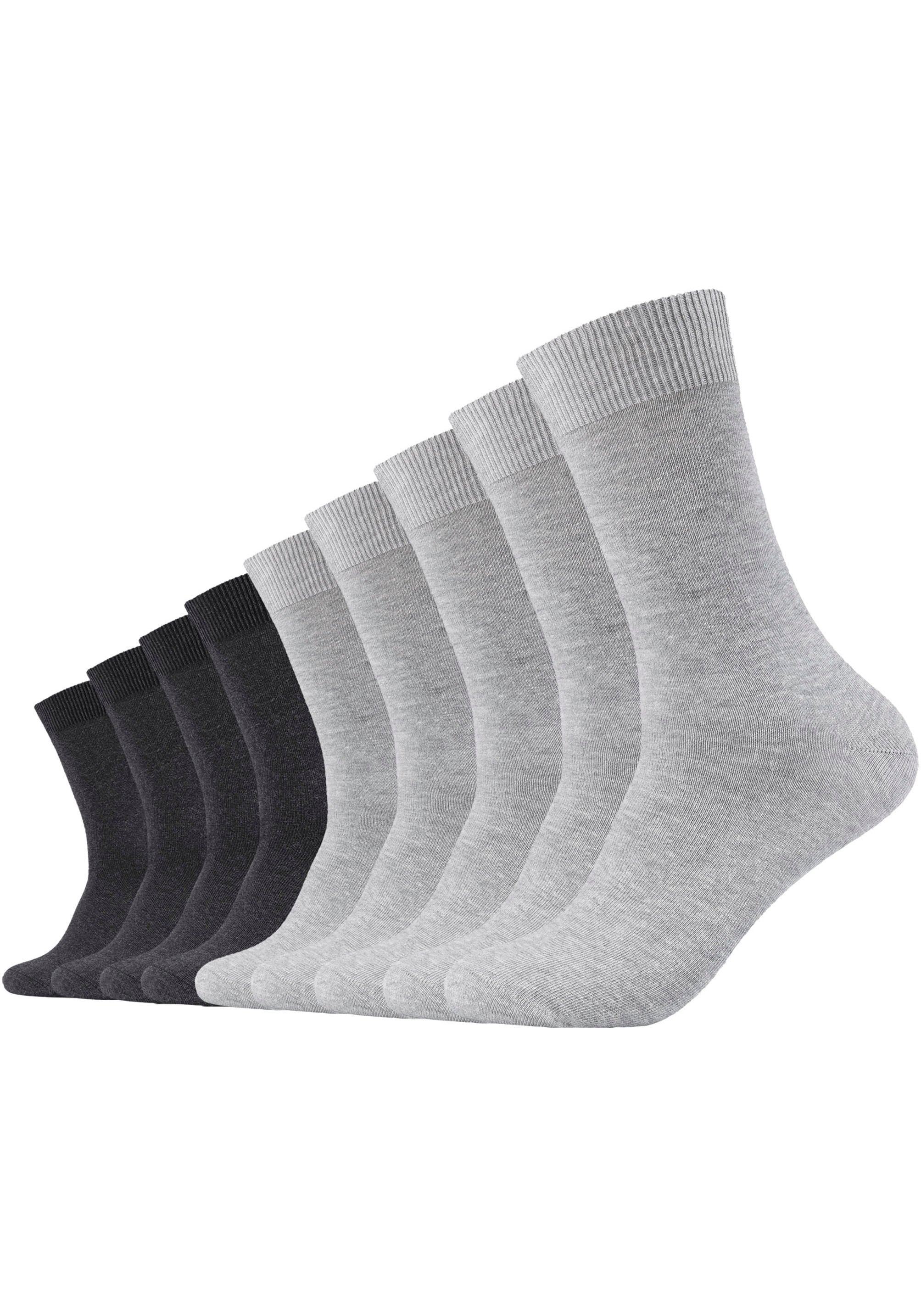 Camano Socken, (9er Pack), mit verstärktem Fersen- und Zehenbereich