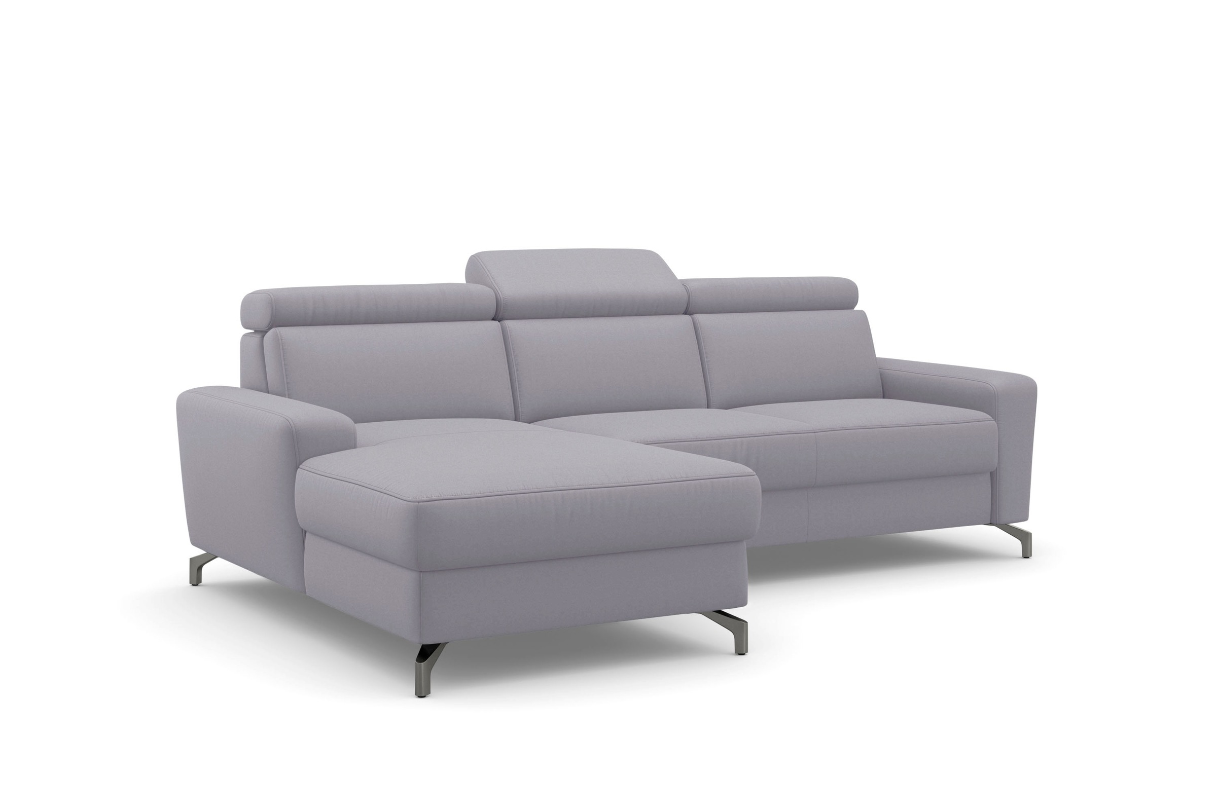 sit&more Ecksofa »Scarlett L-Form«, inklusive Kopfteilverstellung, wahlweise mit Bettfunktion, Bettkasten