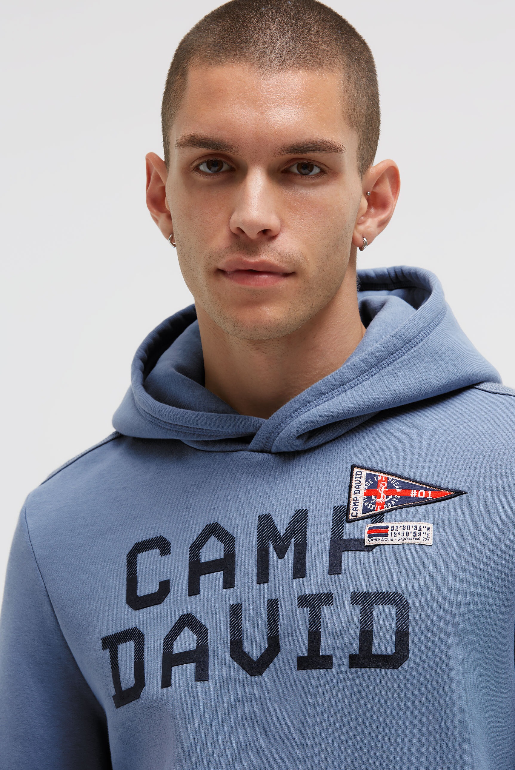 CAMP DAVID Kapuzensweatshirt , mit Rippbündchen
