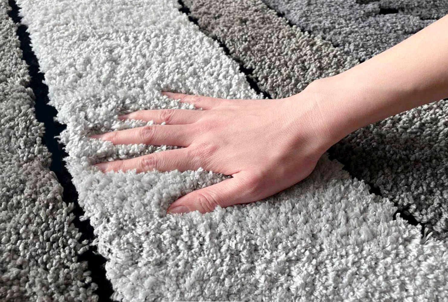 my home Badematte »Josie, Badvorleger, Badezimmer Teppich«, rutschhemmend beschichtet, fußbodenheizungsgeeignet-schnell trocknend-strapazierfähig, Badteppich, Badematten, rechteckig, rund & als 3-tlg. Set erhältlich