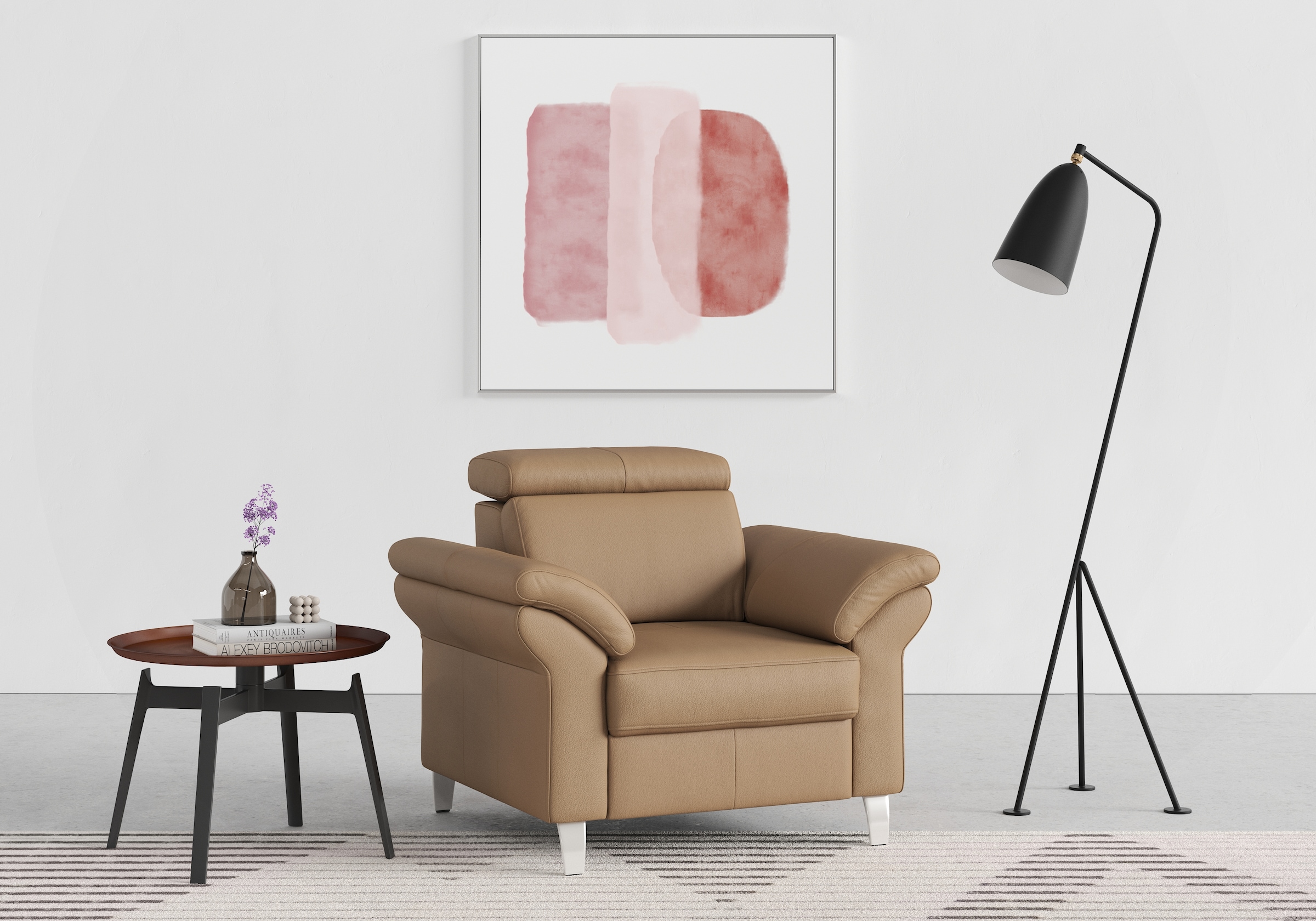 sit&more Sessel "Arngast" inklusive Federkern und Kopfteilverstellung günstig online kaufen