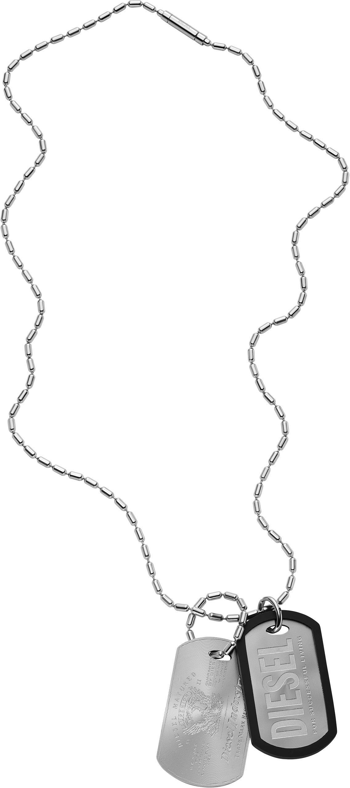 Diesel Kette mit Anhänger »Schmuck Geschenk Edelstahl Halskette FONT, DX1553040, DX1554001«