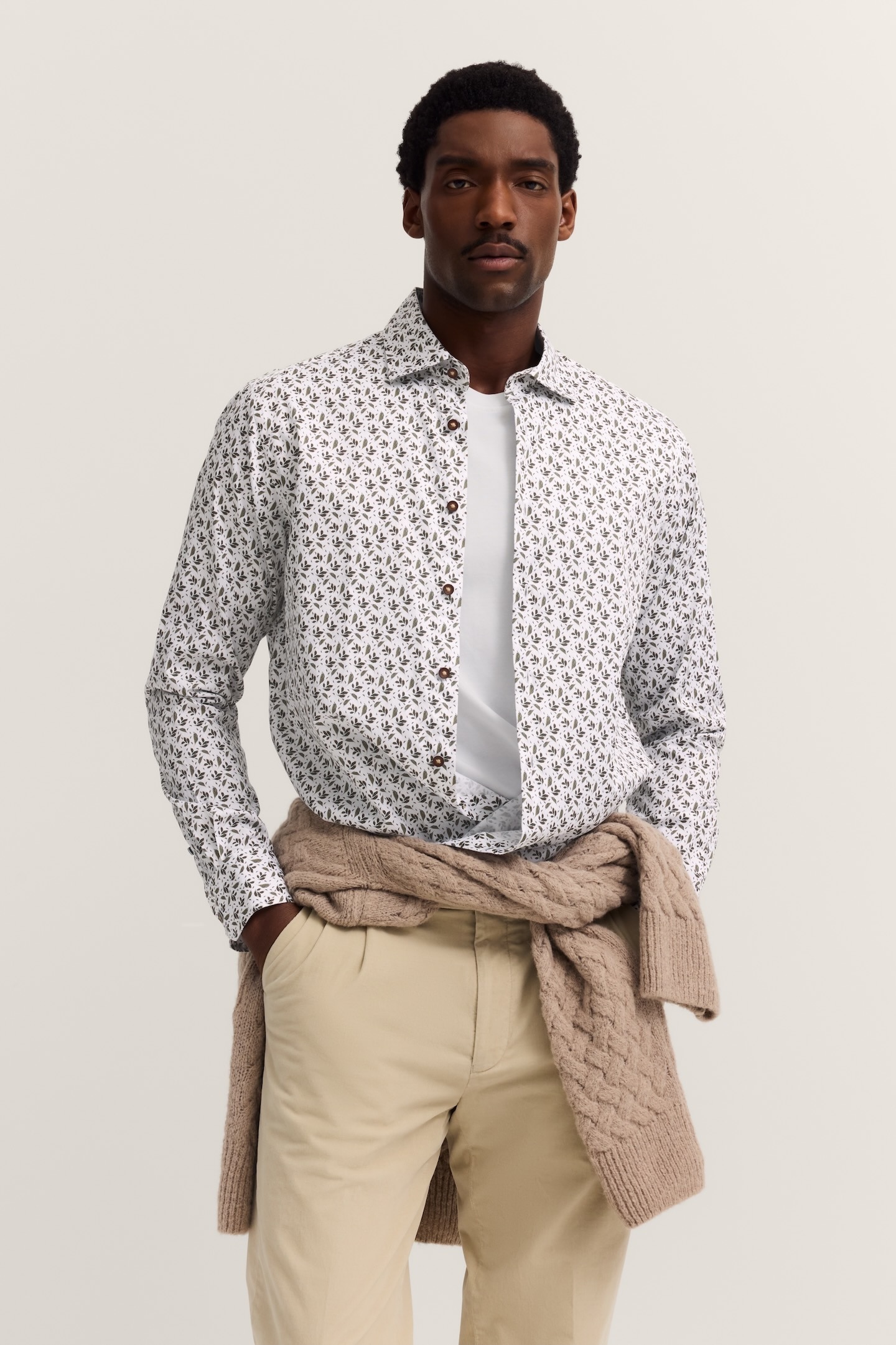 bugatti Langarmhemd "Easy Care", im Modern Fit aus Baumwolle günstig online kaufen