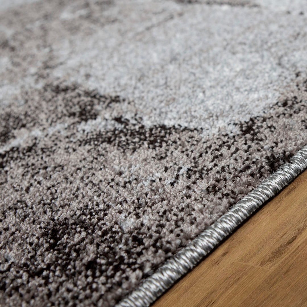 my home Teppich »Sonnenhang«, rechteckig, 9 mm Höhe, mit besonders weichem Flor, Kurzflor, modernes Marmor Design