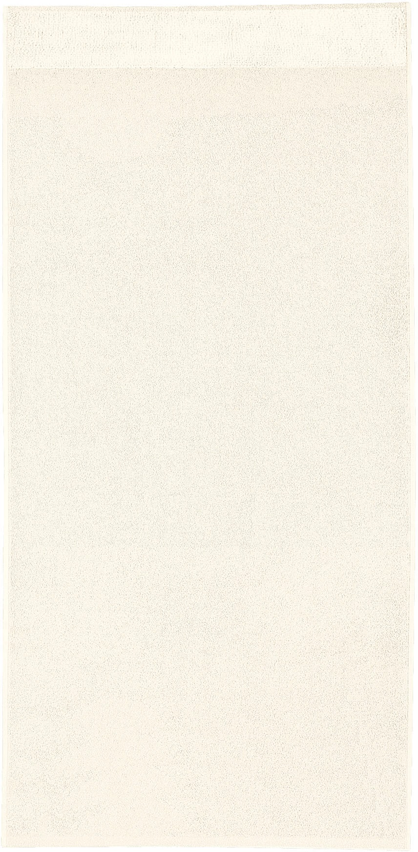 Kleine Wolke Handtuch "Bao, Größe 50/100" Uni Farben, Bordüre an der Oberseite