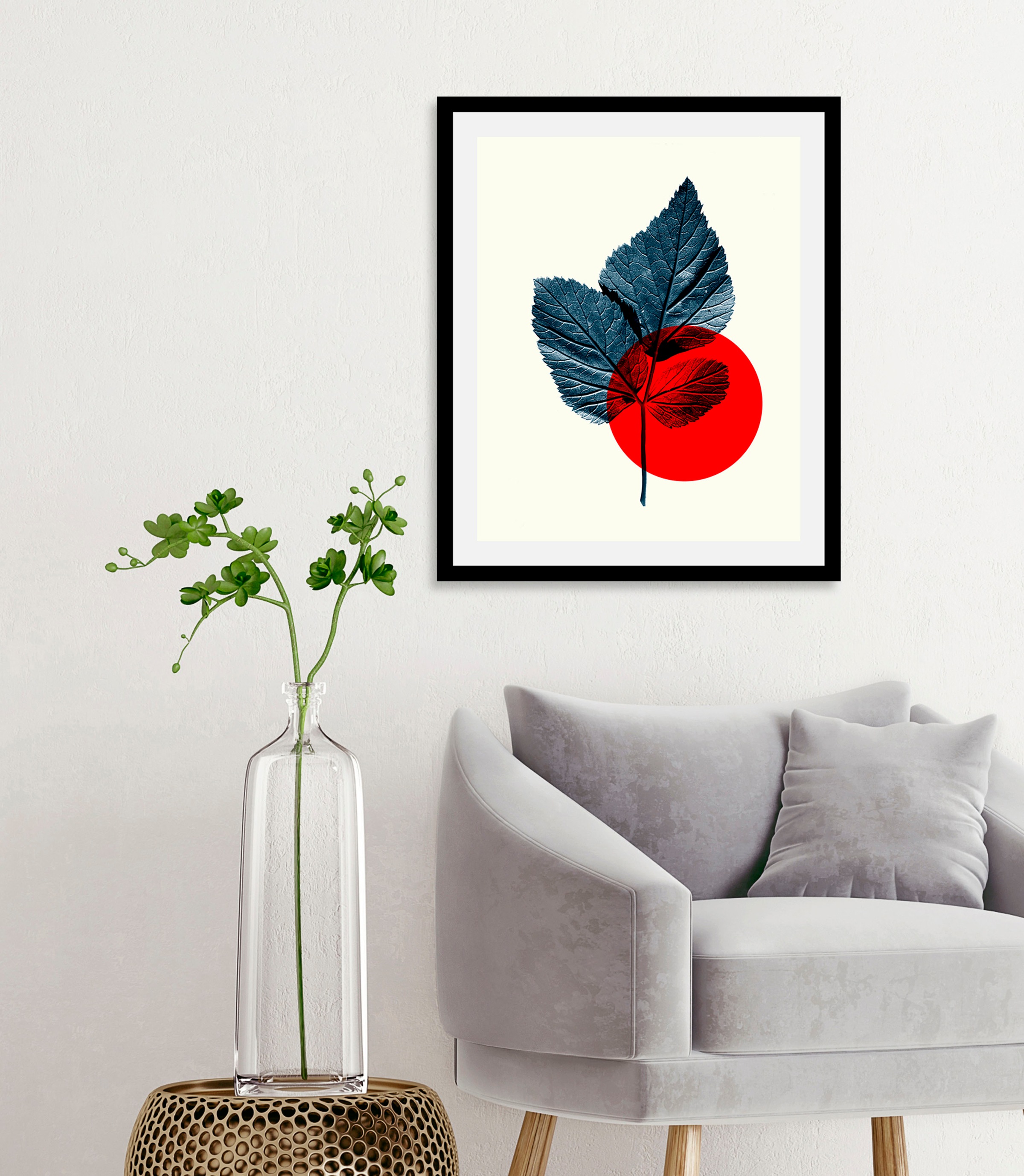 queence Bild "Focus" Abstrakt  Art  Figuren  Pflanzen  Pflanzenbilder 1 Stk günstig online kaufen