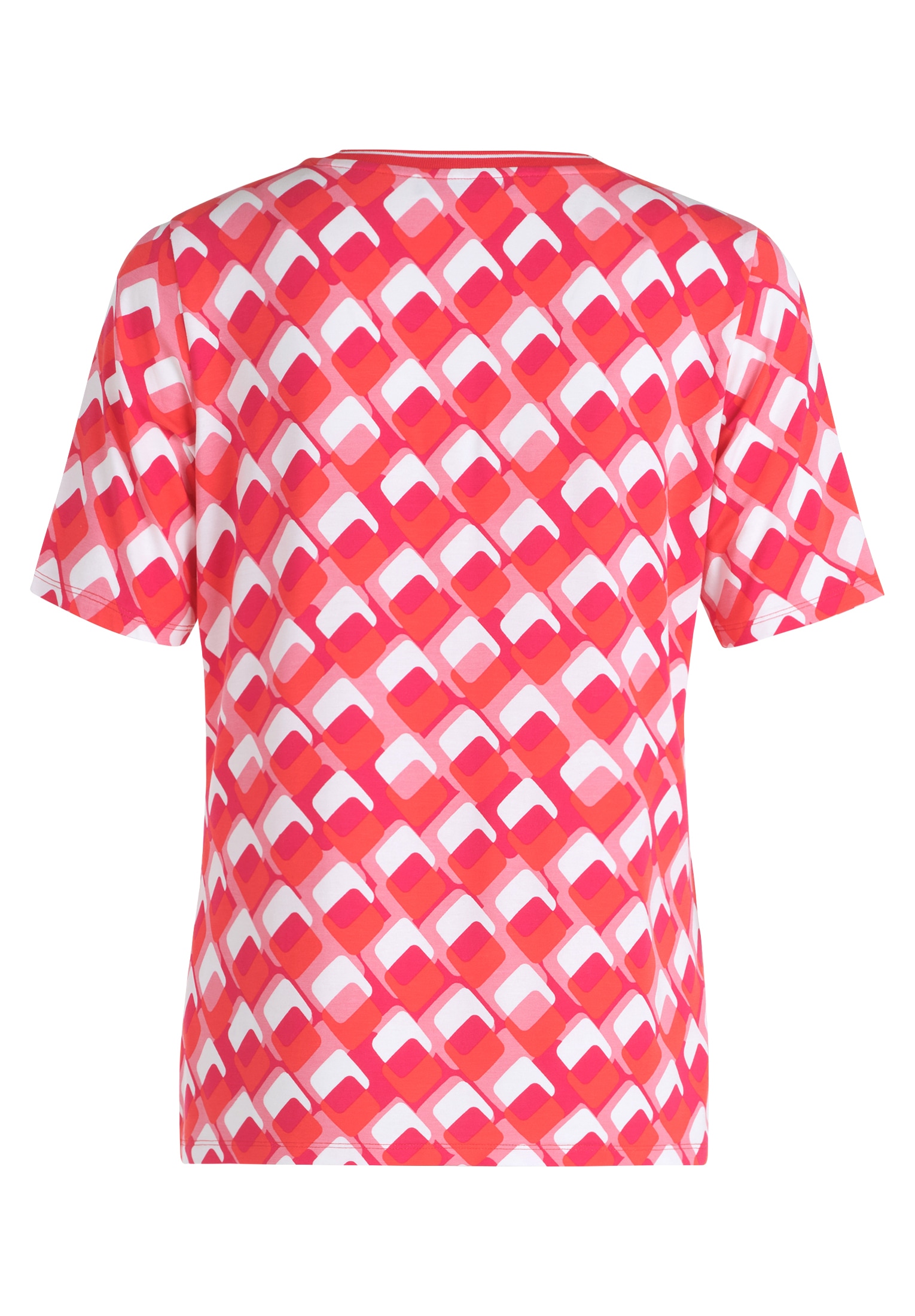 Betty Barclay Kurzarmshirt »Betty Barclay Damen Basic Shirt mit Print«, (1 tlg.), Rippbündchen