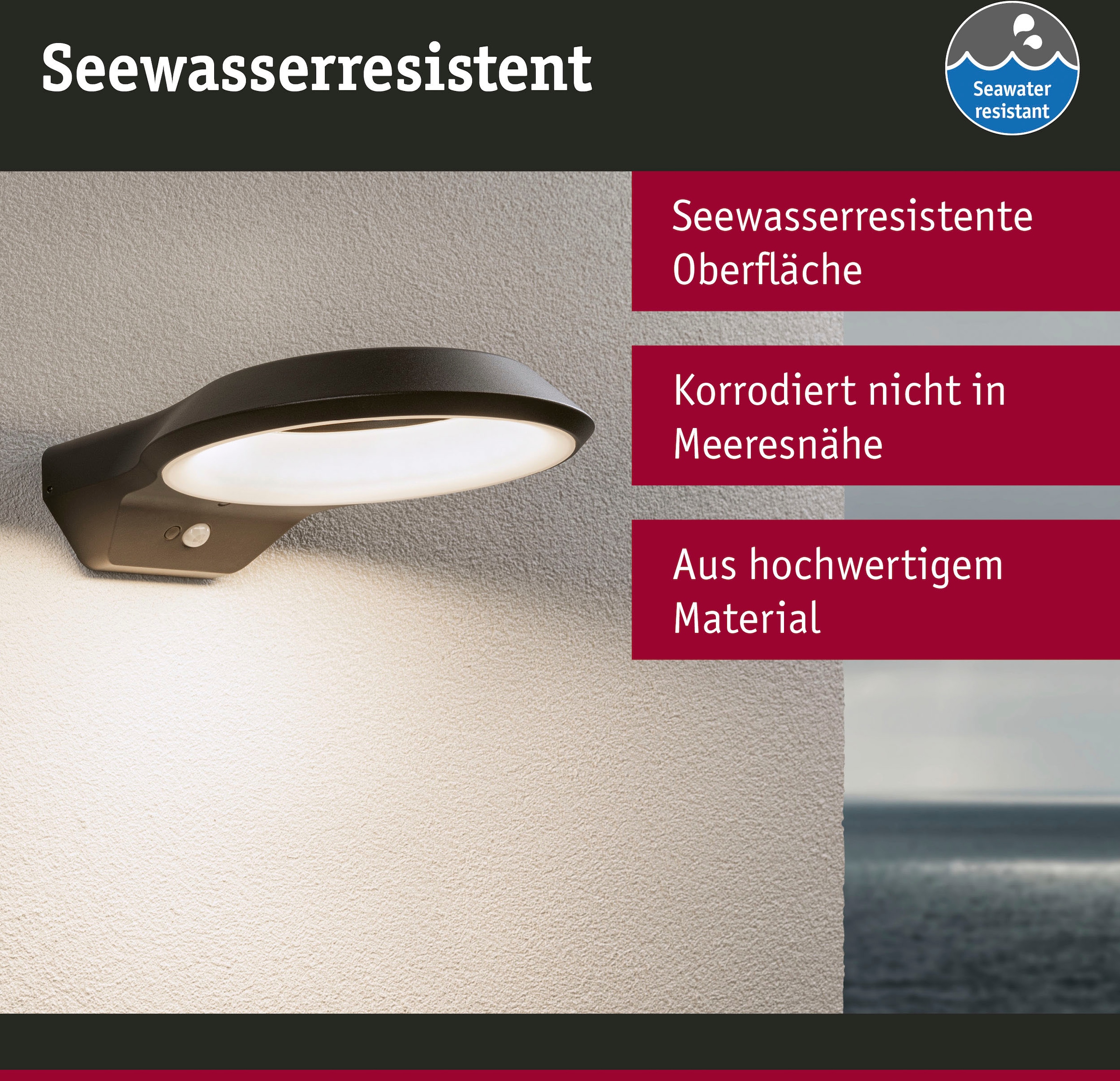 flammig-flammig, BAUR 1 230V«, | Paulmann insektenfreundlich Außen-Wandleuchte »Anela LED