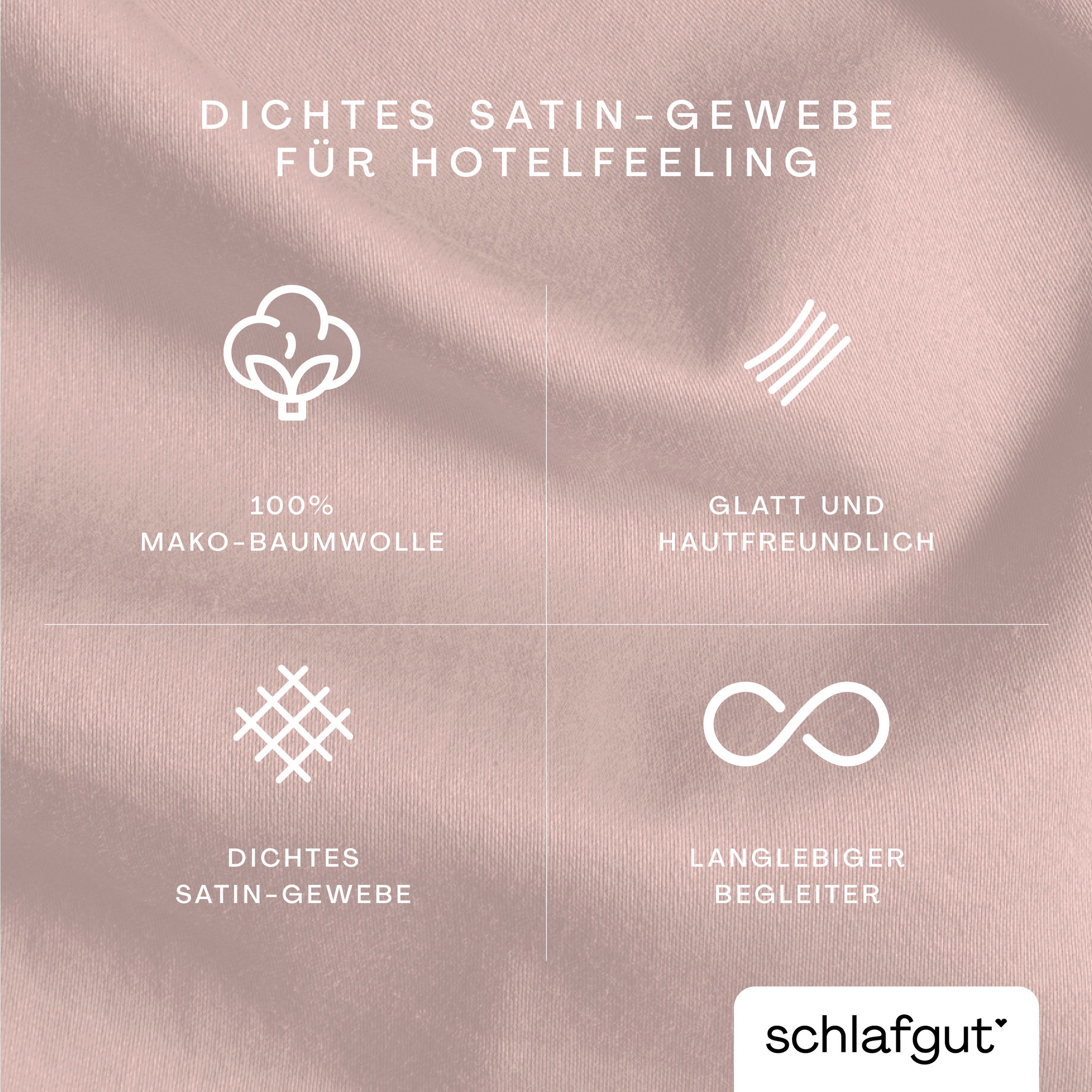 Thumbnail - Schlafgut Bettbezug "Woven Satin" besonders dicht gewebt, Mix & Match: passender Kissenbezug erhältlich