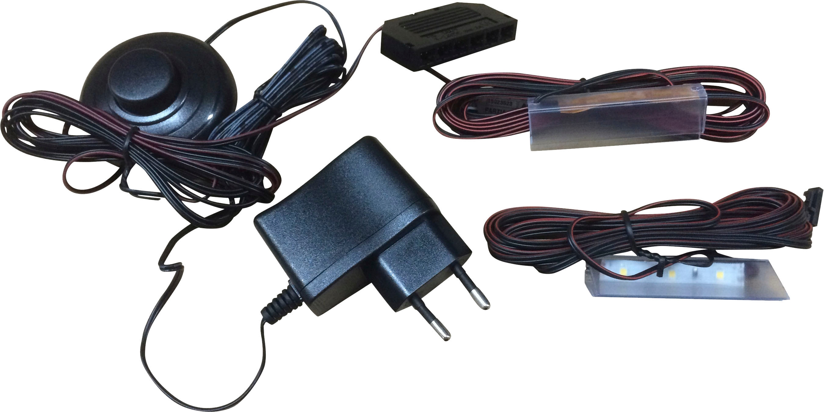 Home affaire LED Schrankinnenraumbeleuchtung "Glaskantenbeleuchtung" LED-Board 2 Stk. Warmweiß