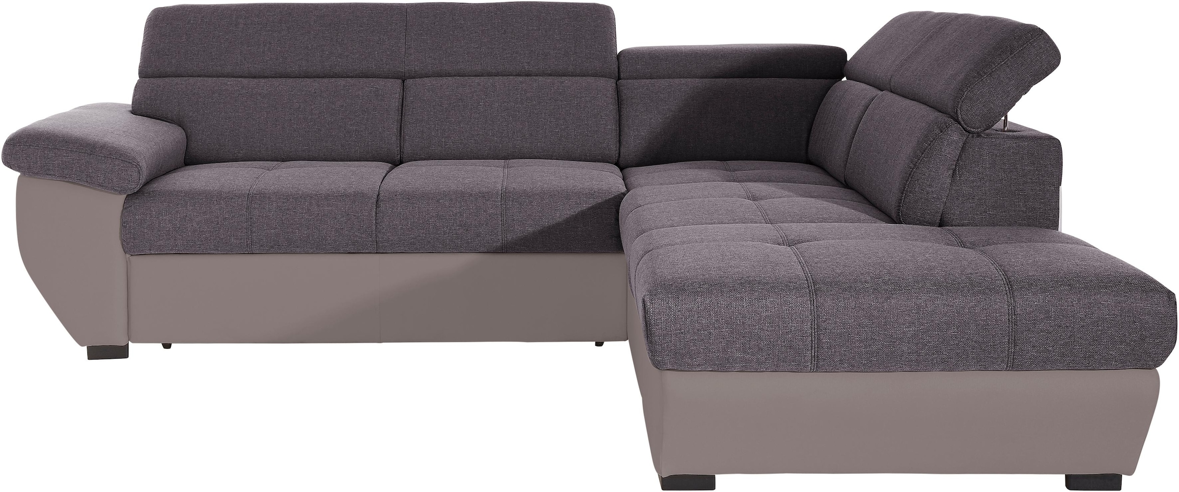 COTTA Ecksofa »Speedway L-Form«, mit Kopfteilverstellung, wahlweise mit Bettfunktion & Bettkasten