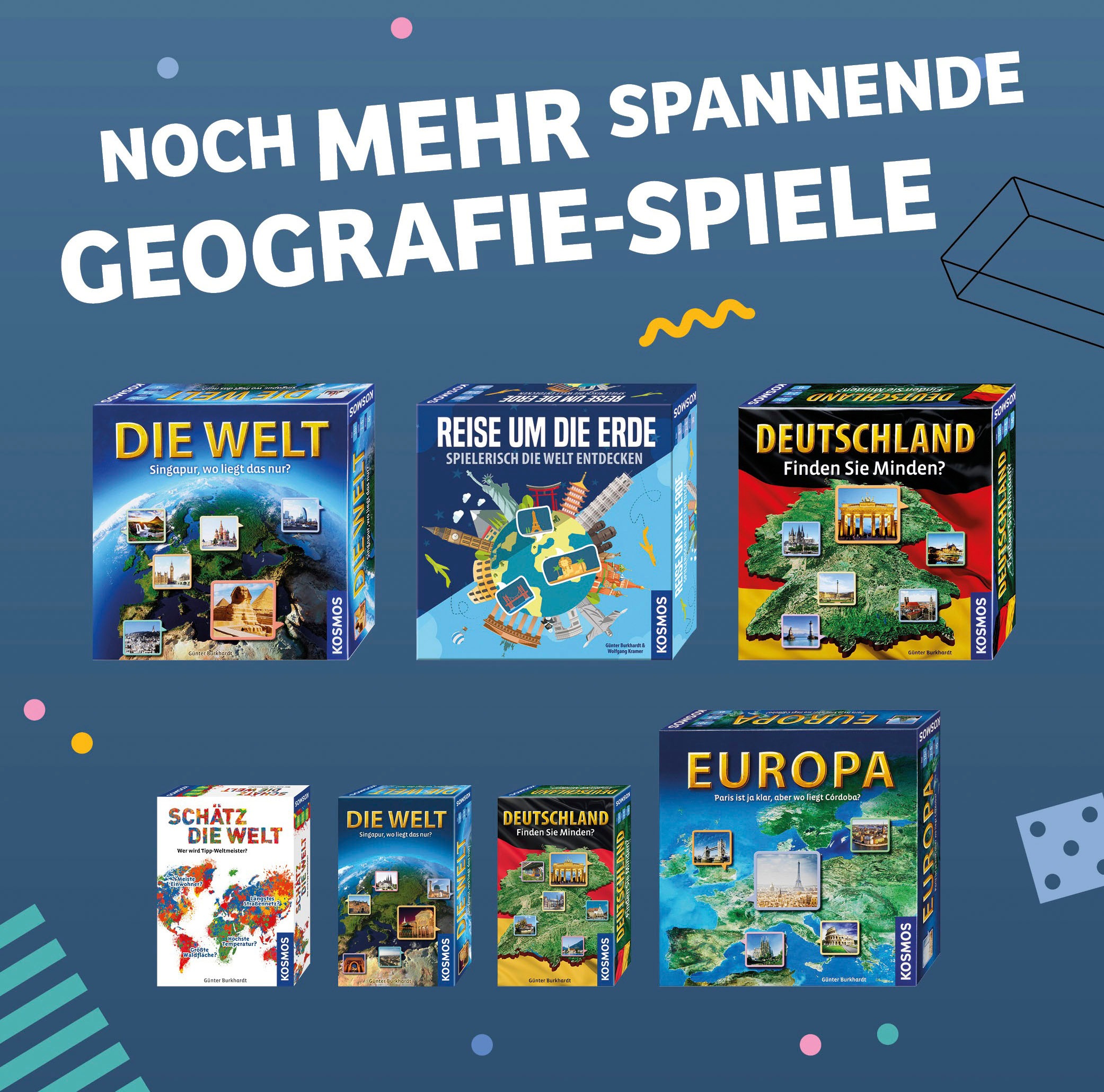 Kosmos Spiel »Schätz die Welt«, Made in Germany