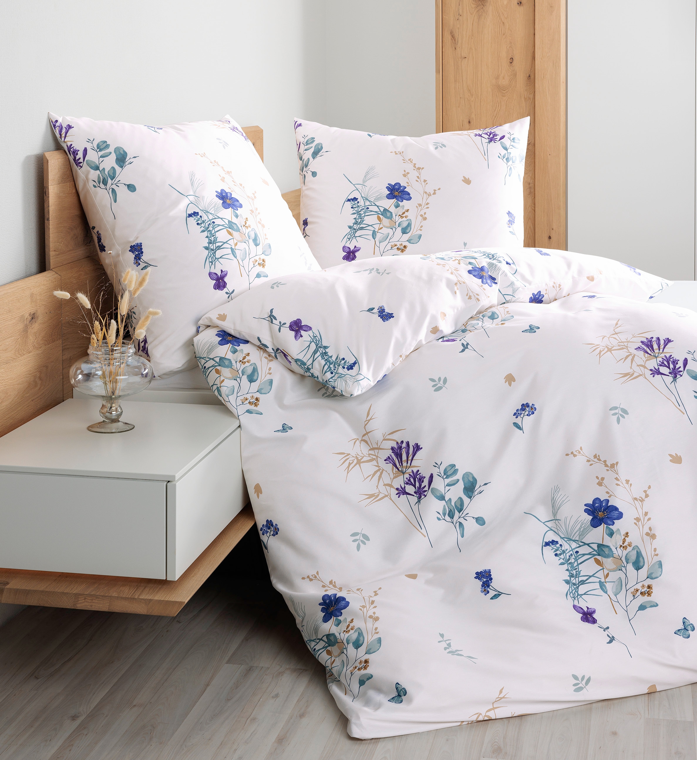 Janine Bettwäsche "Mako-Satin98122 02" mit Reissverschluss günstig online kaufen