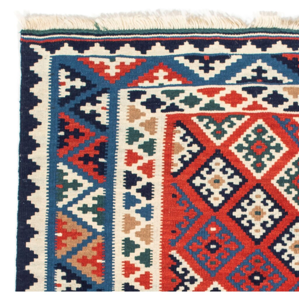 morgenland Wollteppich »Kelim - Oriental quadratisch - 103 x 100 cm - mehrfarbig«, quadratisch