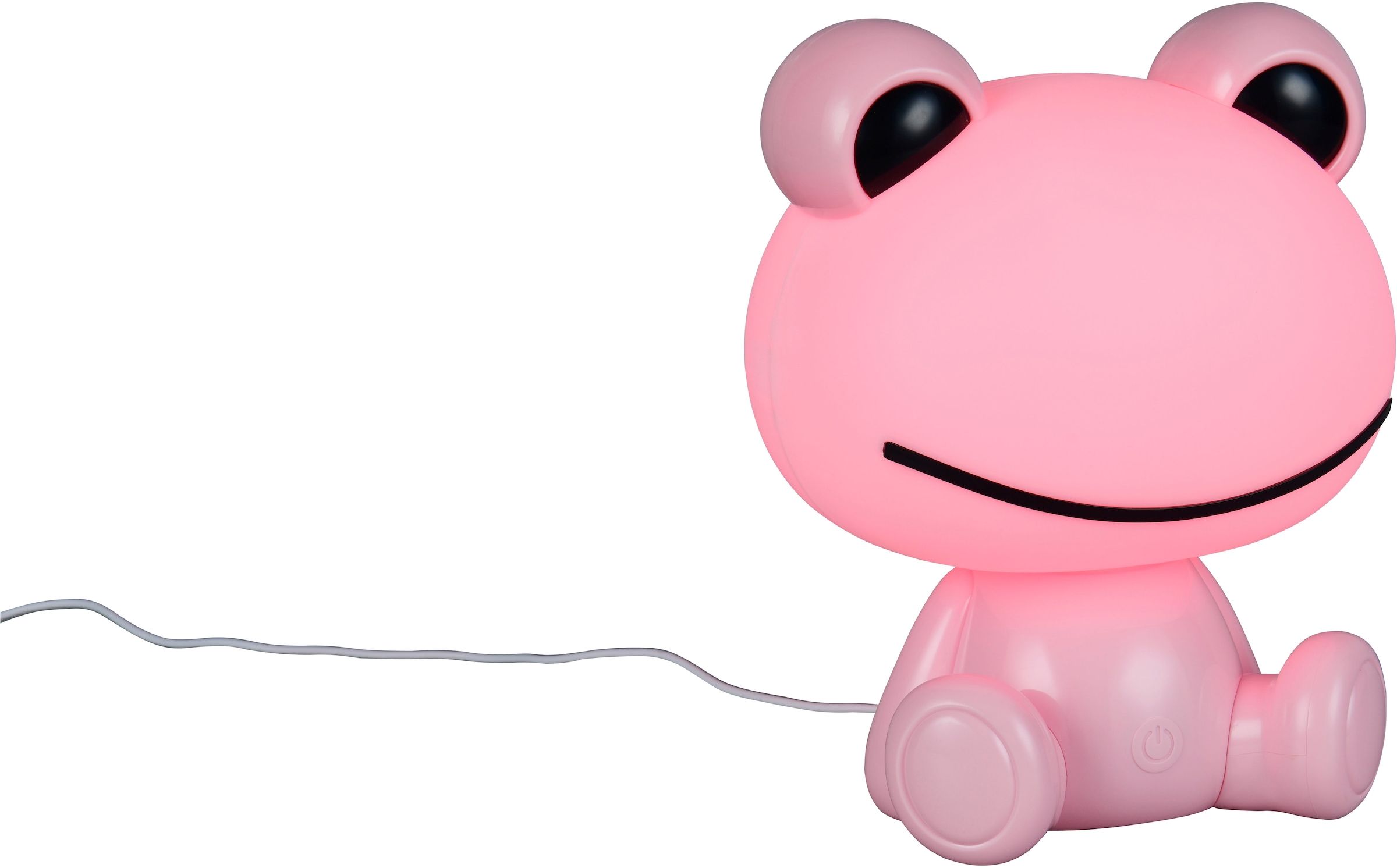 REALITY Leuchten LED Tischleuchte »HOPPER, Kinderzimmer Tischleuchte Nachttischleuchte Frosch Optik, RGB«, 1 flammig, Leuchtmittel LED-Board | LED fest integriert, 0,3W 30 Lumen warmweiß 3000K, RGB Farbwechsel Modus, USB-Anschluss