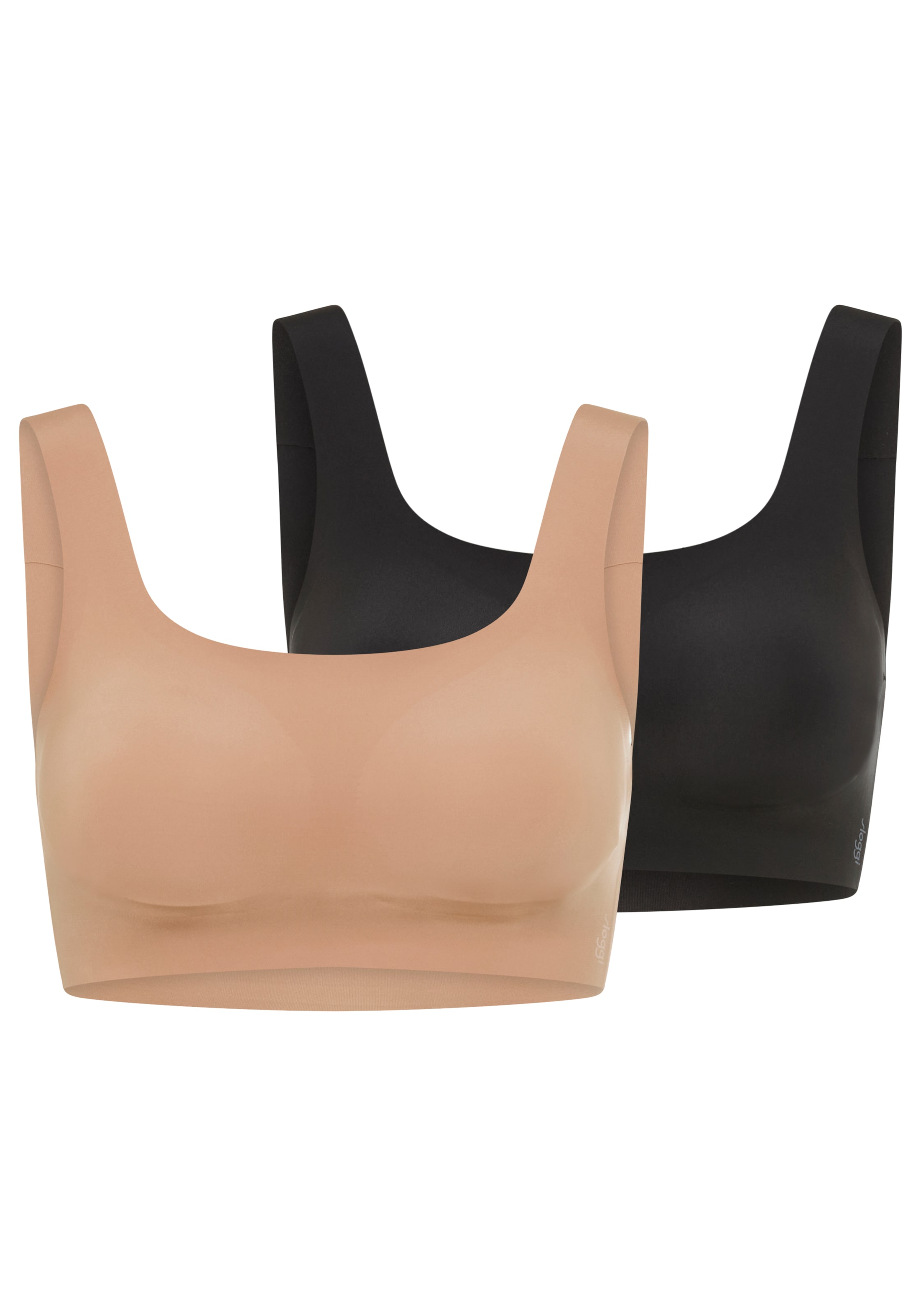 sloggi Bustier "ZERO Feel 2.0" 2er Pack, nahtlos, herausnehmbare Pads, Micr günstig online kaufen
