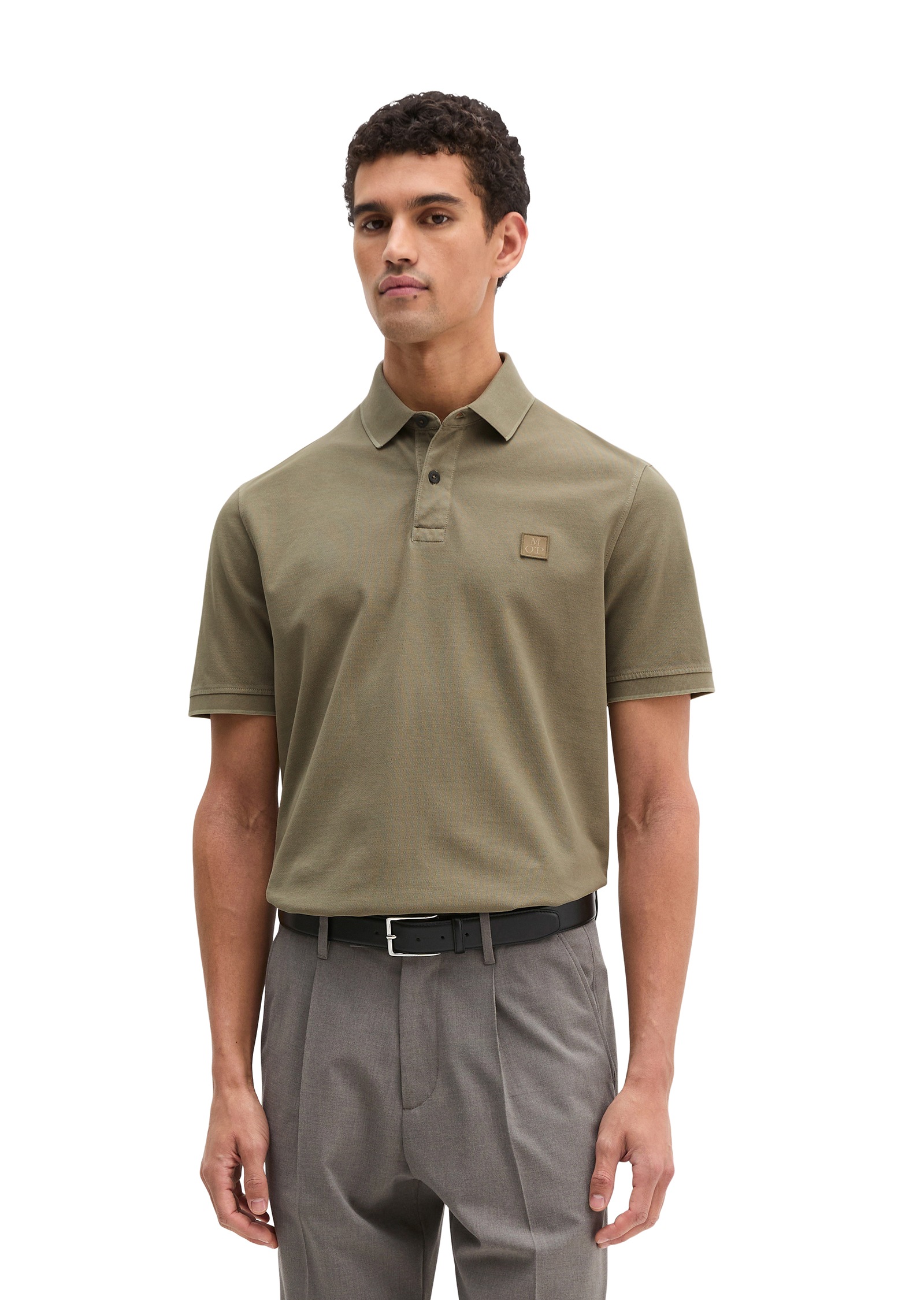 Marc OPolo Poloshirt weiches Tragegefühl, regular Fit, Logopatch auf der Br günstig online kaufen