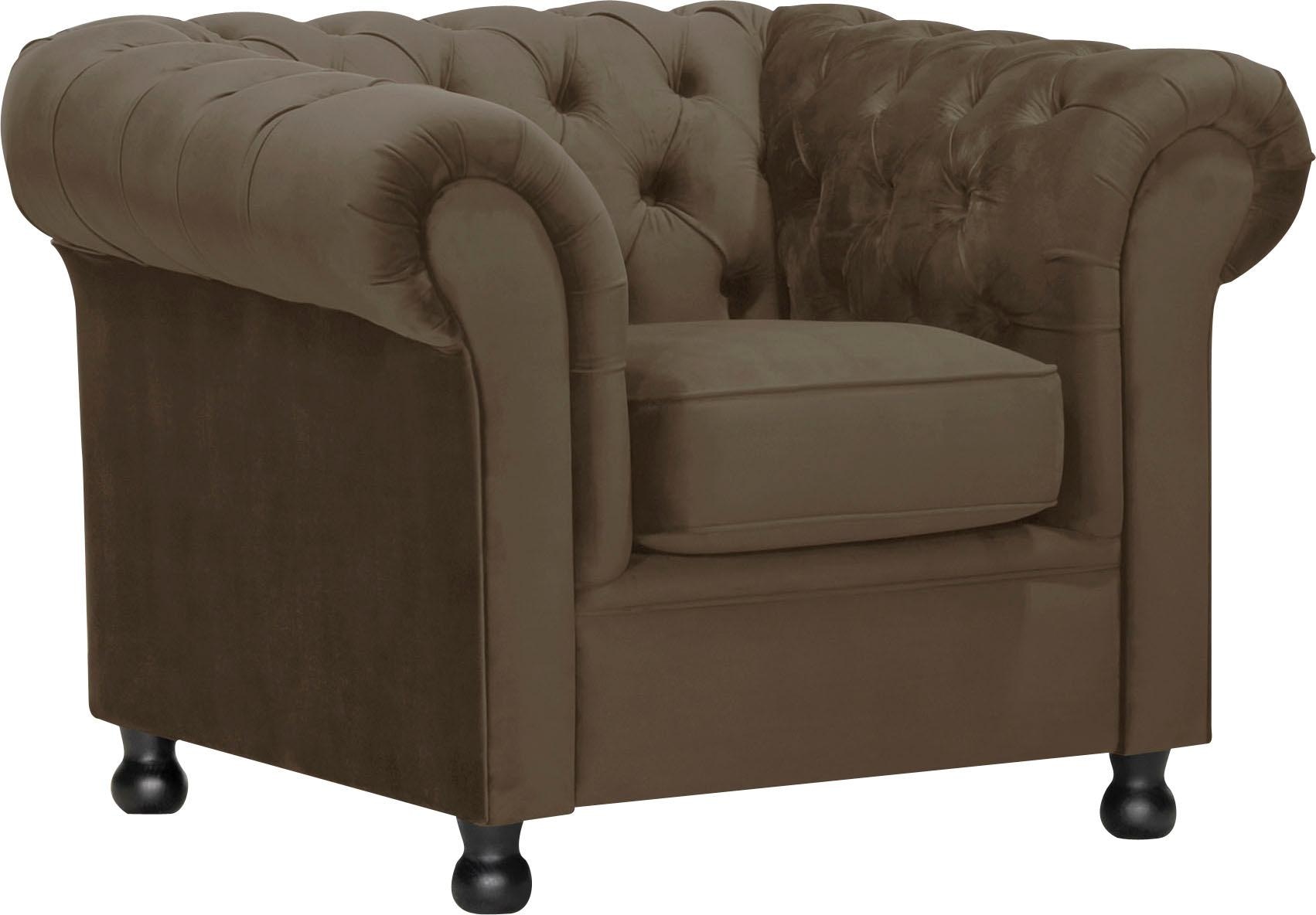 Home affaire Sessel »Chesterfield Home«, mit edler Knopfheftung und typischen Armlehnen