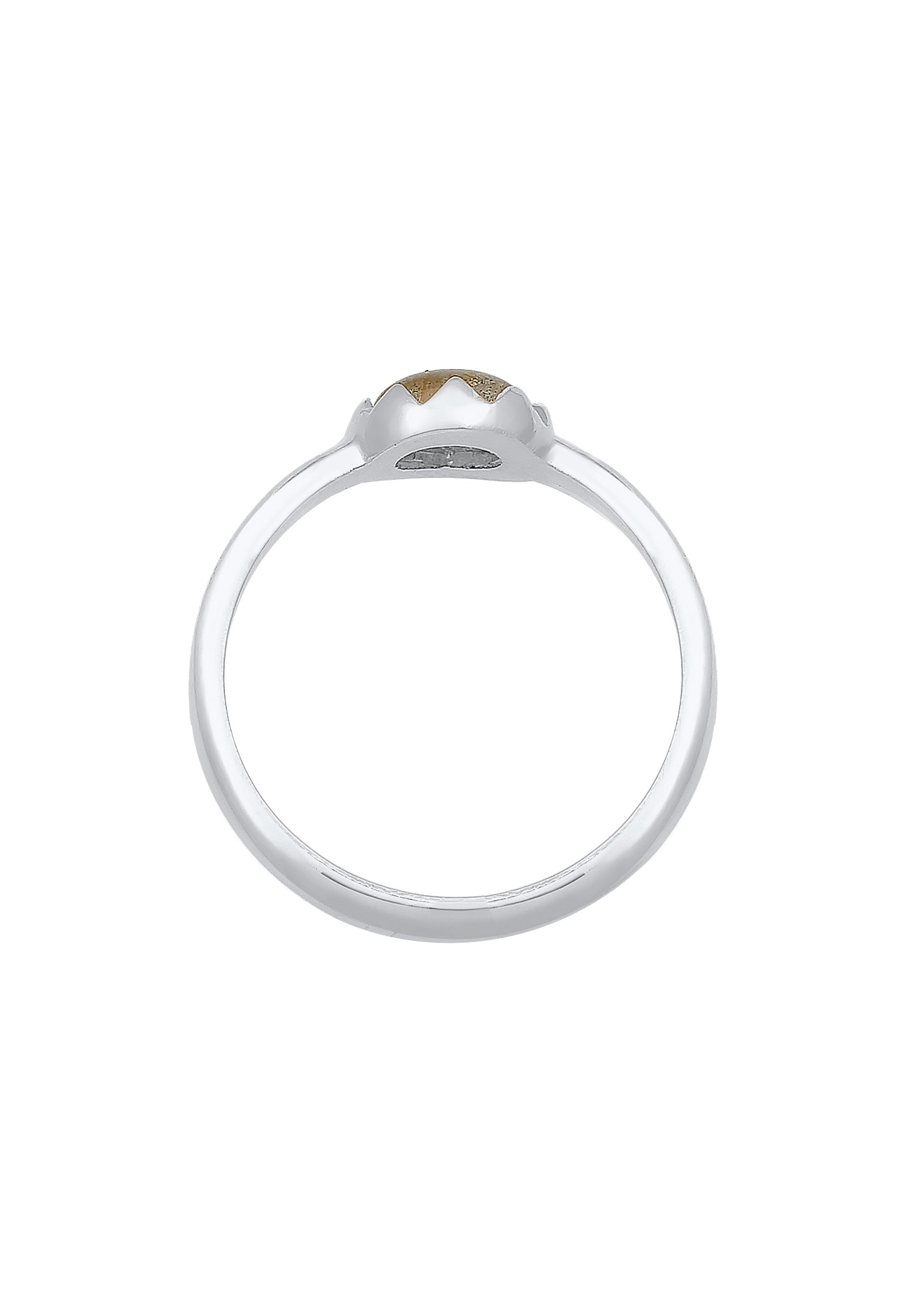 Elli Verlobungsring »Labradorit Grau 925 Sterling Silber«