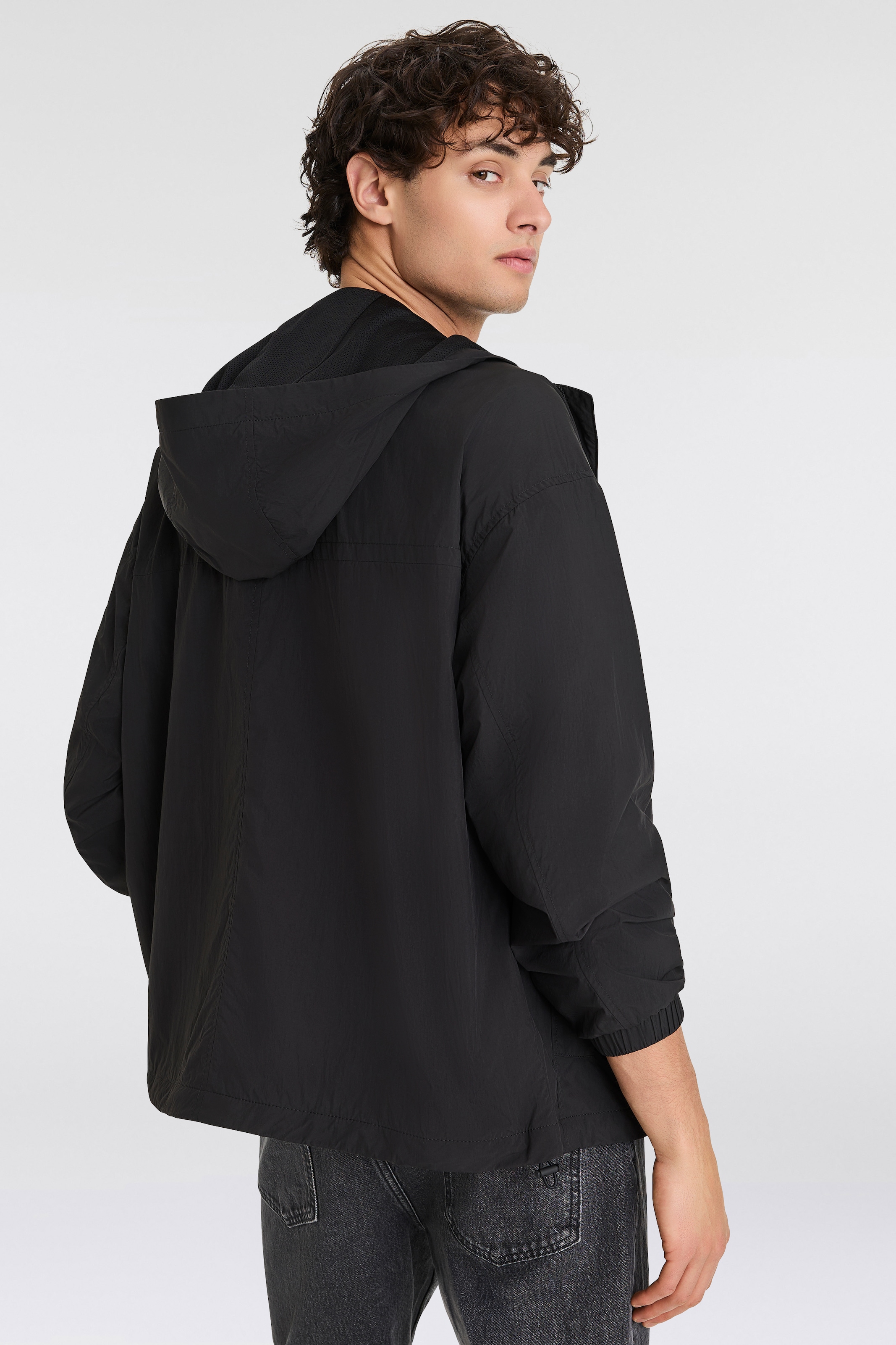 HUGO Blue Outdoorjacke »Bod2521«, mit Kapuze, mit großen Taschen Übergangsjacke Softshell