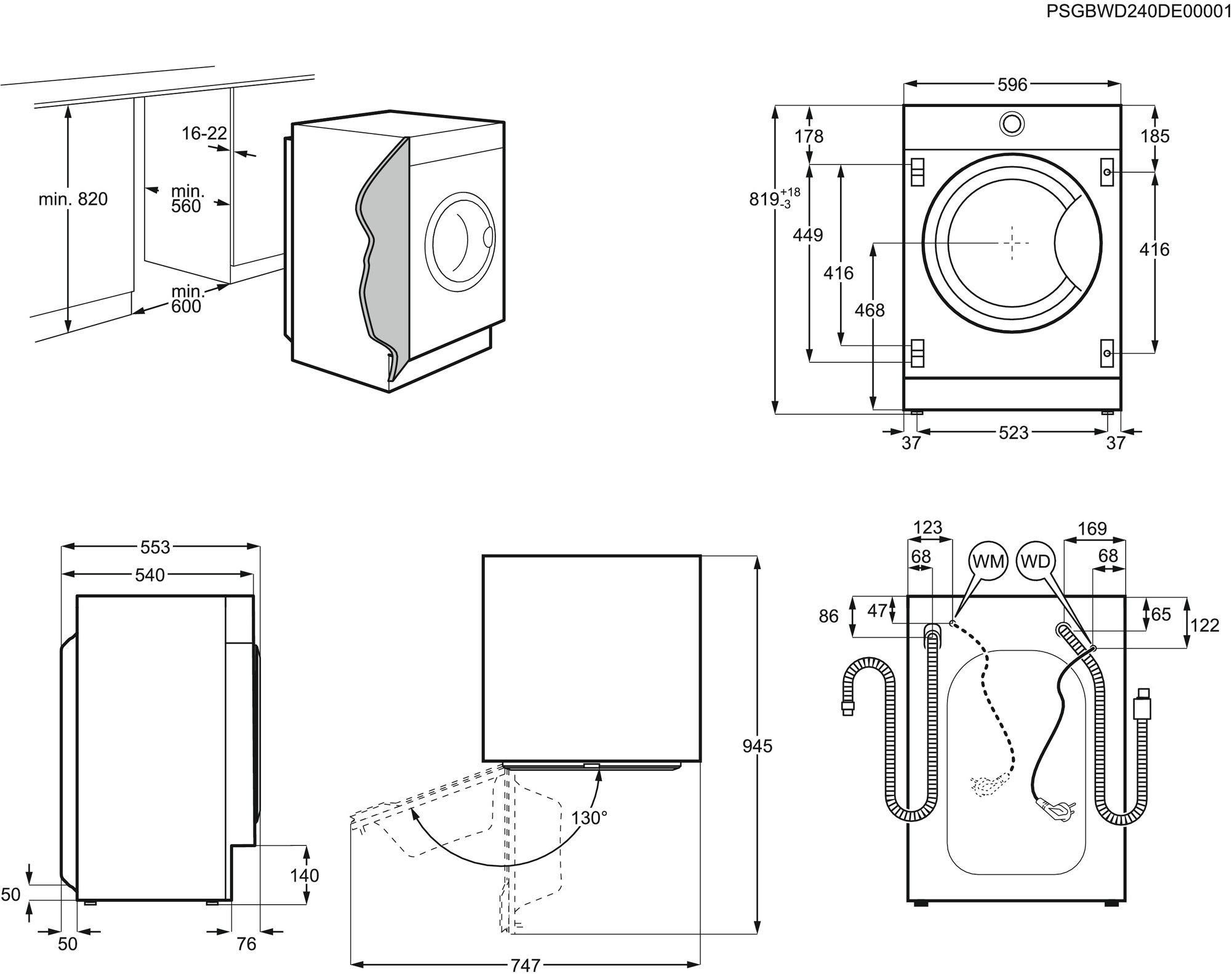 AEG Wärmepumpentrockner »TR9W75790«, 9 kg, WLAN-fähiger Trockner