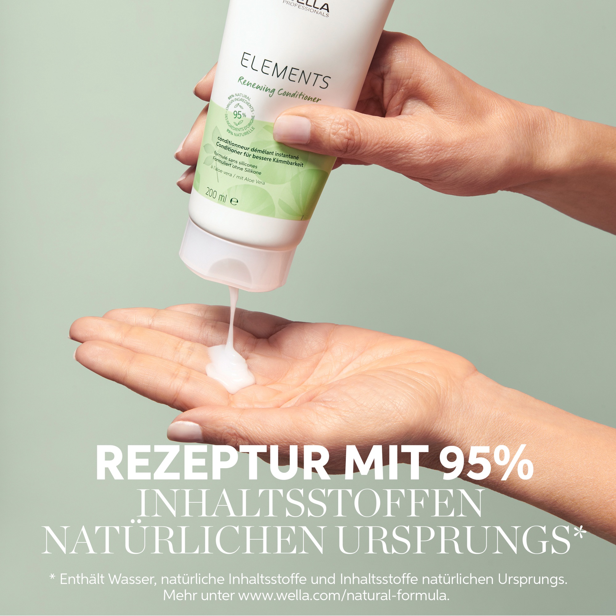 Wella Professionals Haarspülung »Elements Conditioner« Anti-Frizz-Eigenschaften, glattes Finish, sanfte Pflege