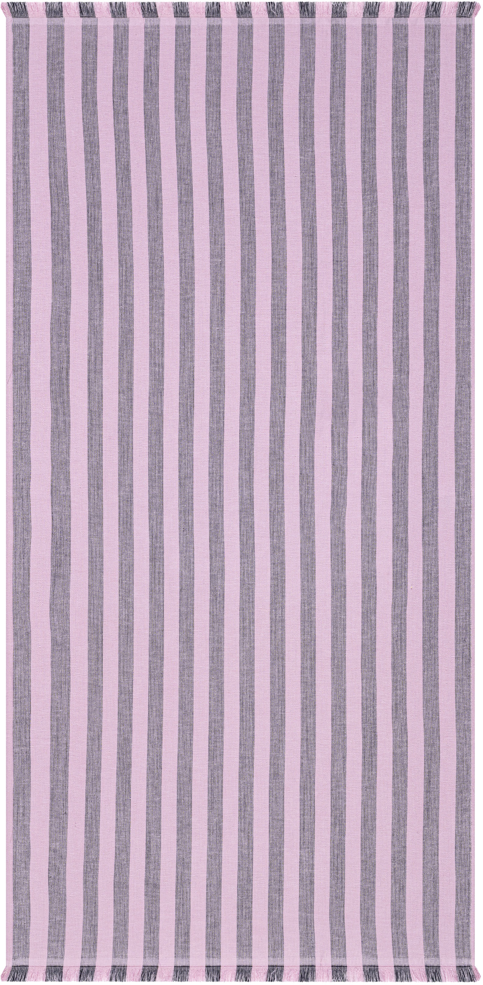 Strandtuch EGERIA, B:80cm L:180cm, rosa, gewebte Ware, Obermaterial: 65% Baumwolle, 20% Polyester, 15% Viskose, Handtücher, "Pestemal", 80x180 cm,