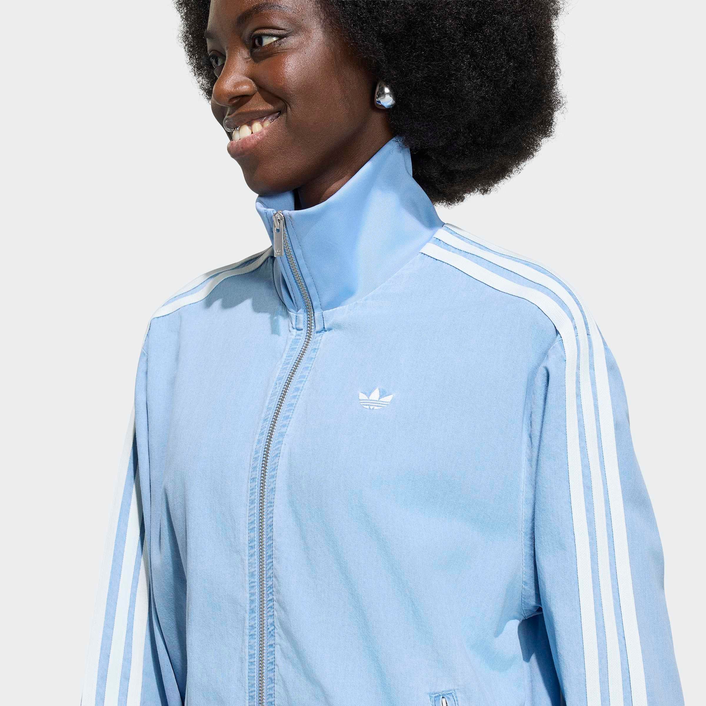 adidas Originals Outdoorjacke »DENIM FB TT« für Erwachsene, mit Reißverschluss, aus Baumwolle