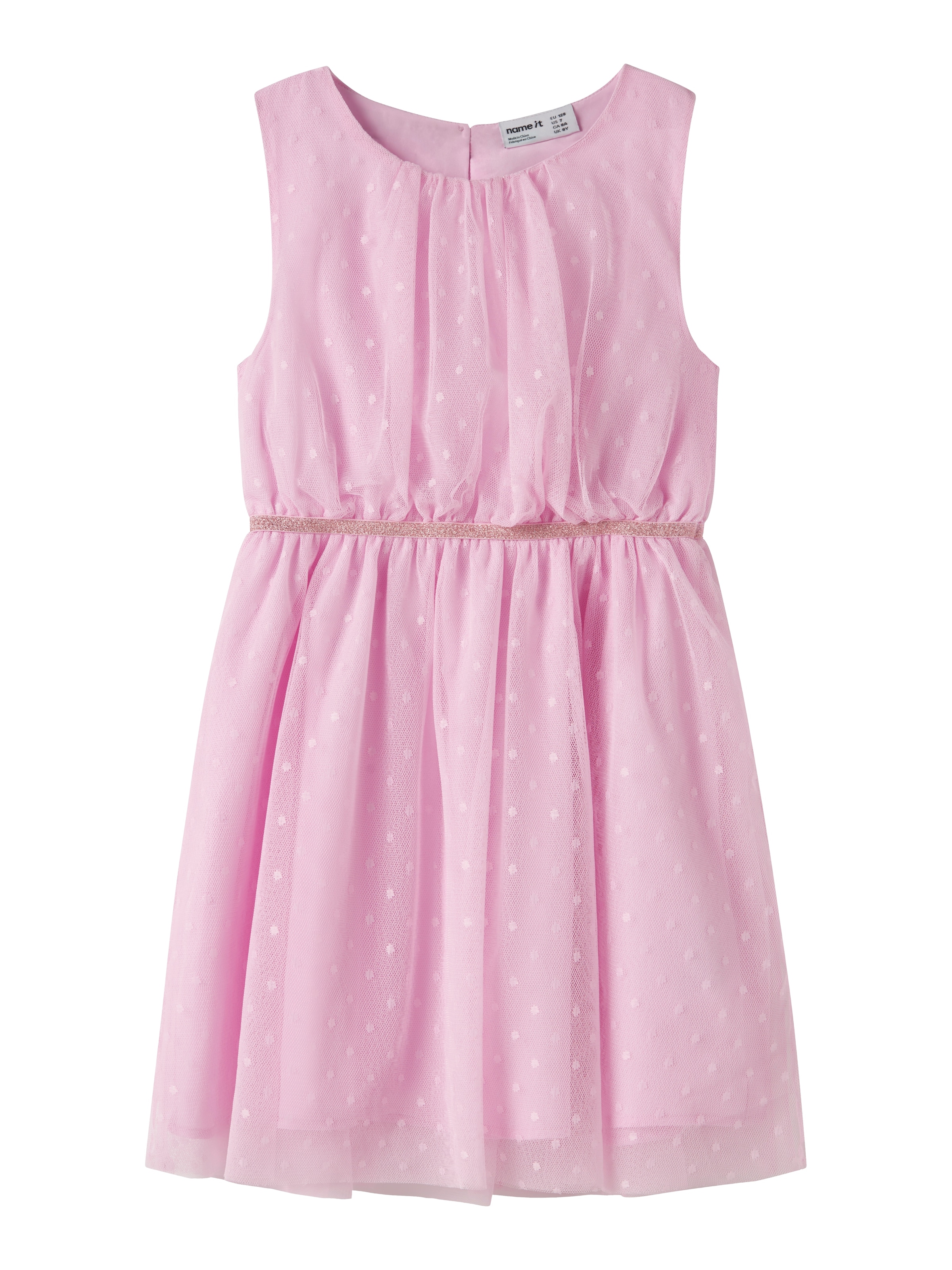 Name It Tüllkleid »NKFVABOSS SPENCER« Kunstfaser, elastische Taille mit Glitzereffekt