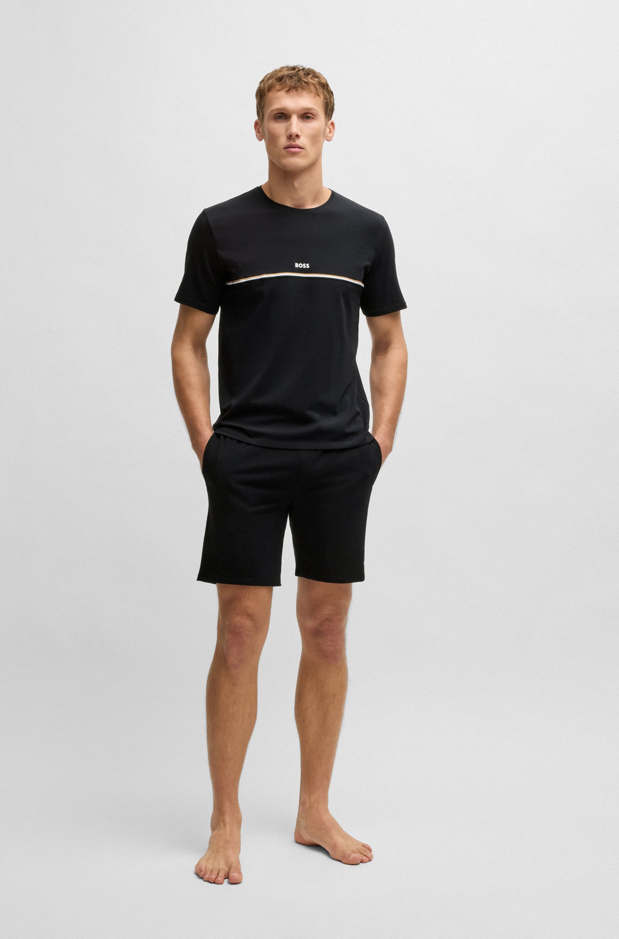 BOSS T-Shirt »Unique T-Shirt«, mit BOSS Logodruck
